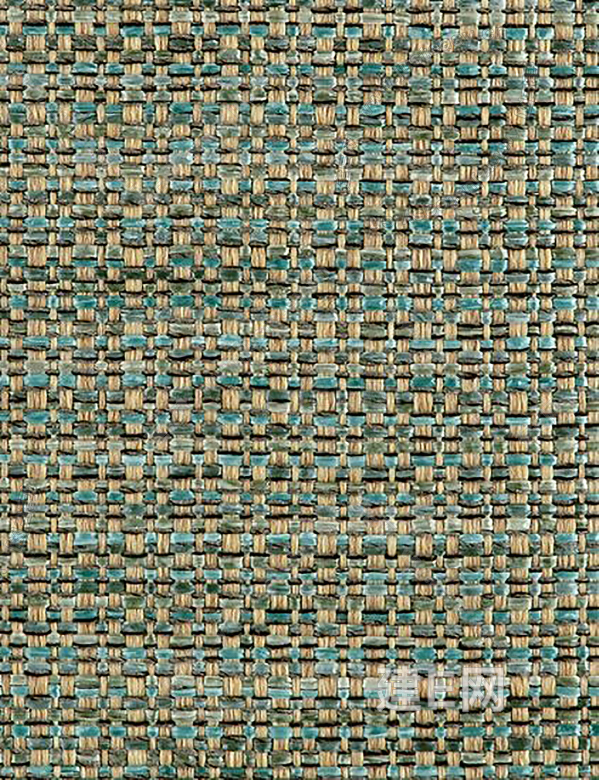 绿色粗花呢布料贴图