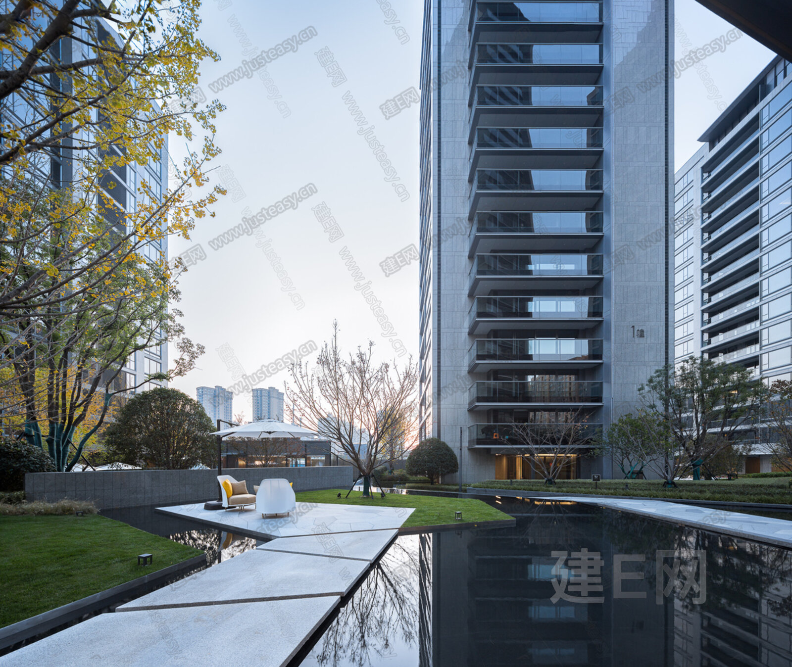 小区建筑日景外景3d贴图_小区建筑日景外景3d贴图下载_小区建筑日景