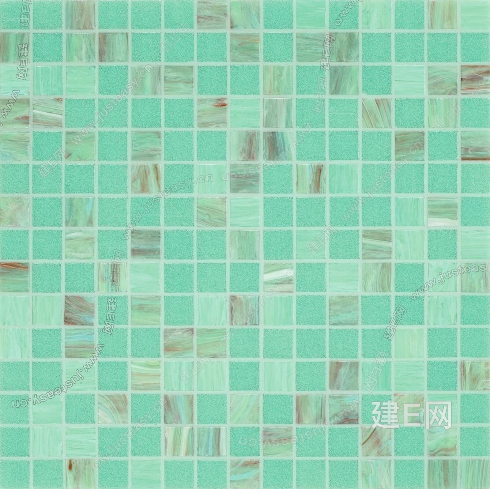 艾派克现代北欧轻奢青色绿色网格纹仿古砖3d贴图_艾派克现代北欧轻奢