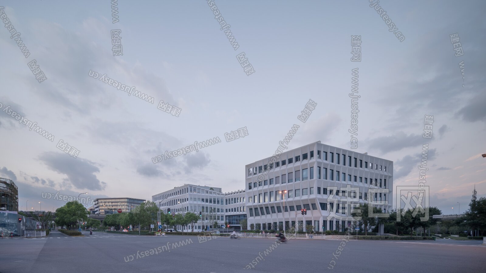 城市建筑街道街景风景外景贴图3d贴图下载[ID:109791805]_建E室内设计网