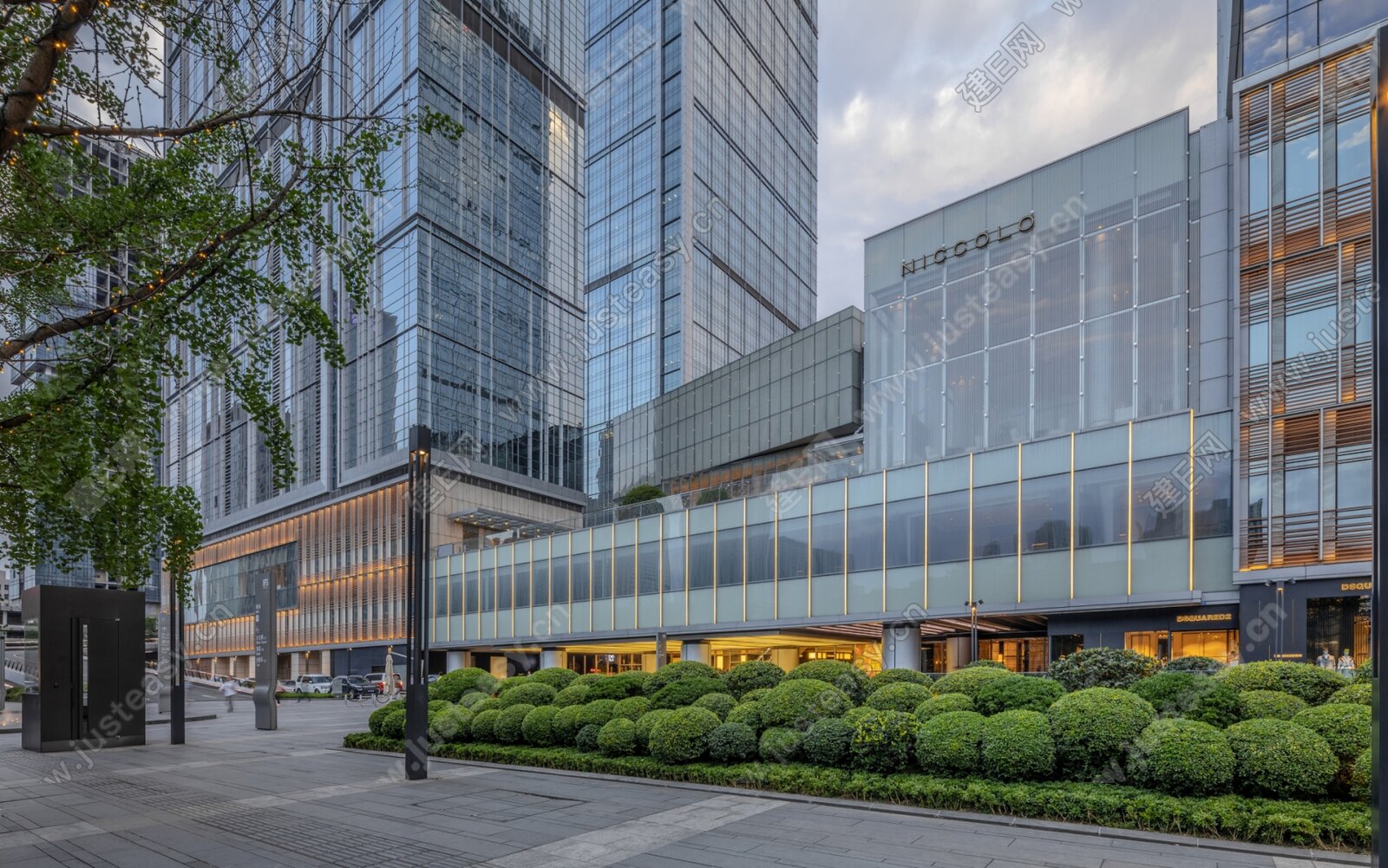 广场建筑店面街道街景风景外景贴图3d贴图_广场建筑店面街道街景风景