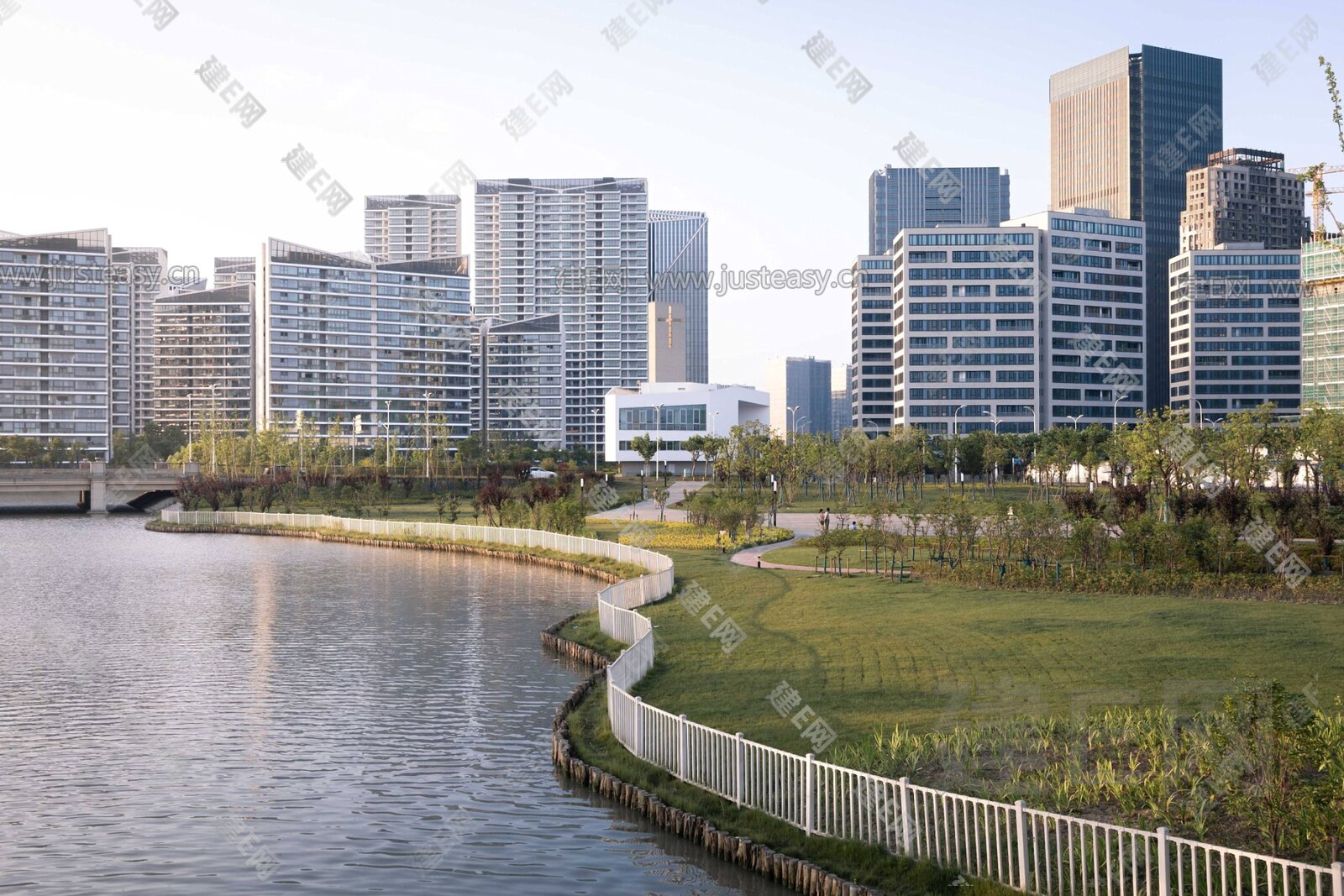 小区公园建筑店面街道街景风景外景贴图3d贴图_小区公园建筑店面街道