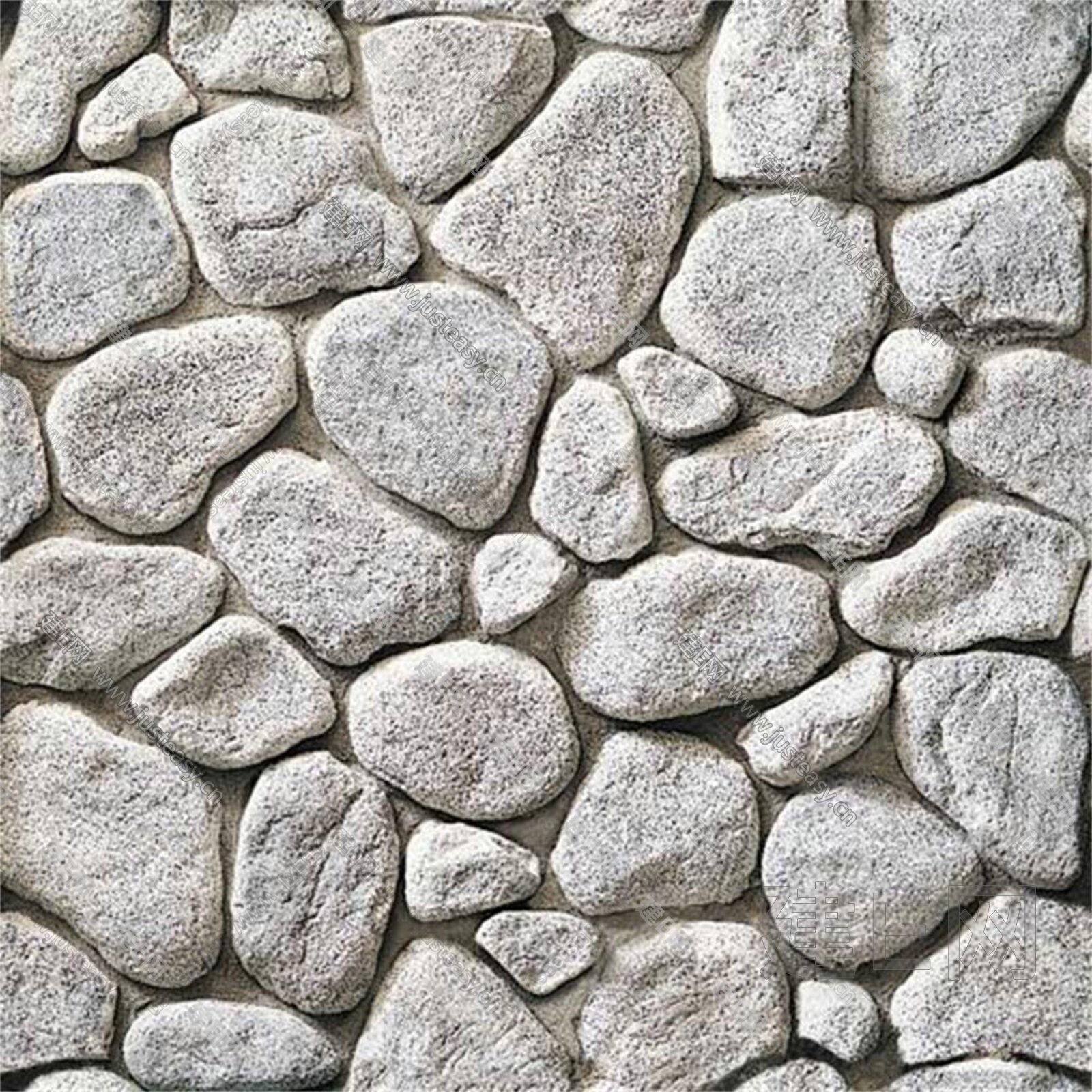 地面卵石3d贴图