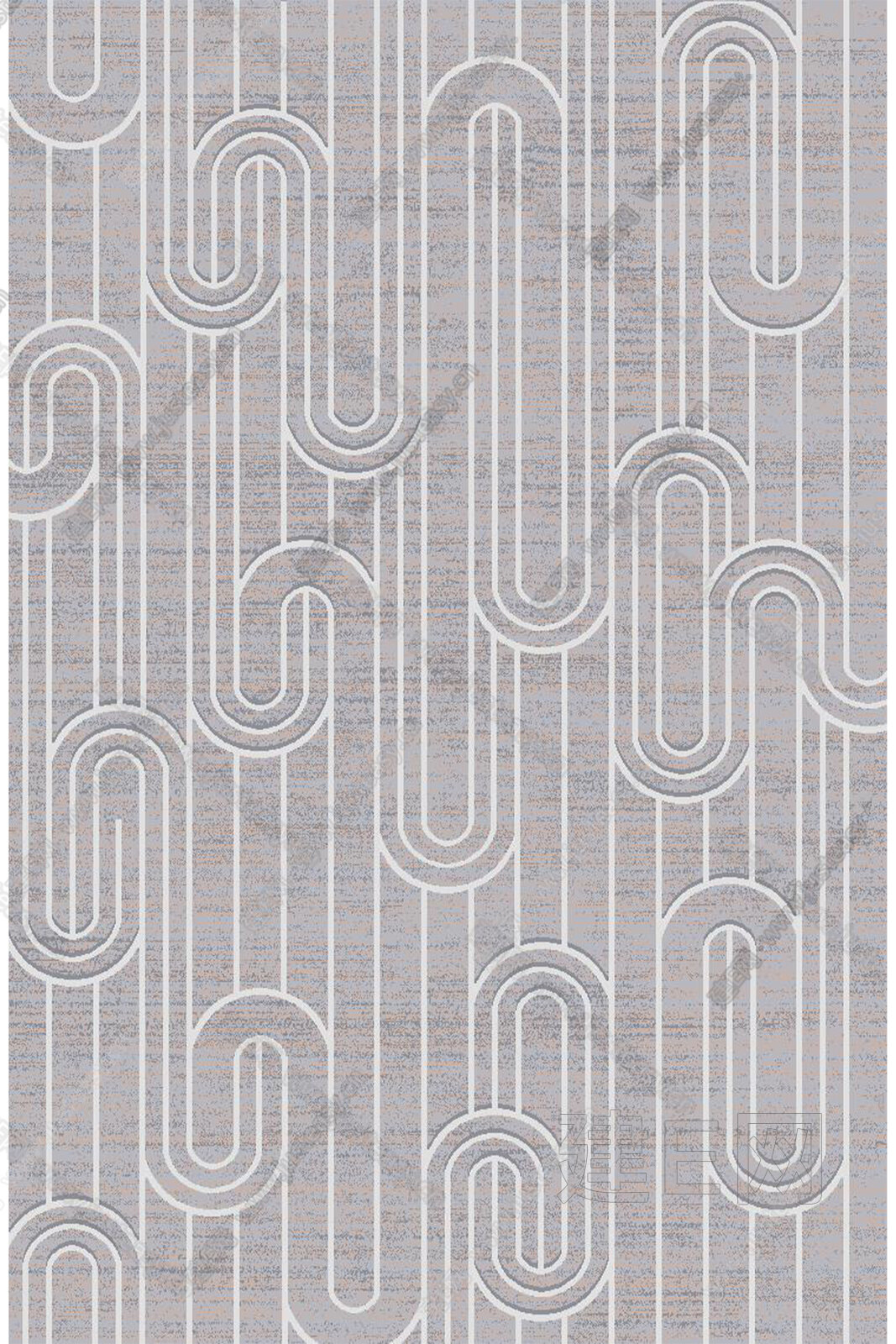现代条纹地毯贴图图片