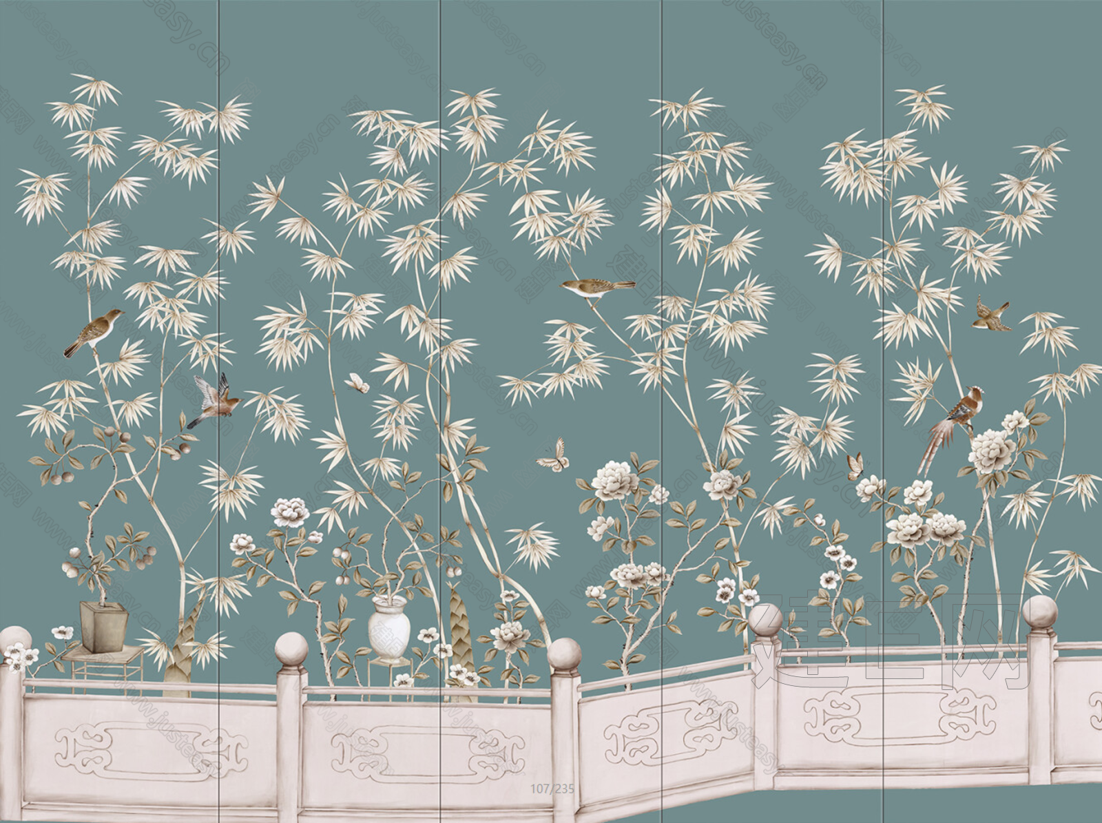 新中式花鸟壁纸3d贴图_新中式花鸟壁纸3d贴图下载_新中式花鸟壁纸3d