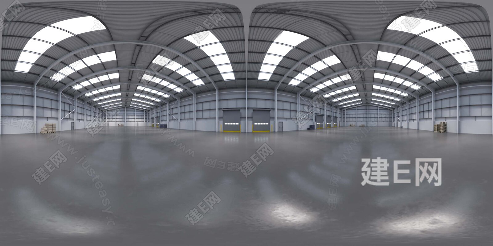 国际化工业风展览展馆hdr3d贴图下载[ID:107106594]_建E室内设计网