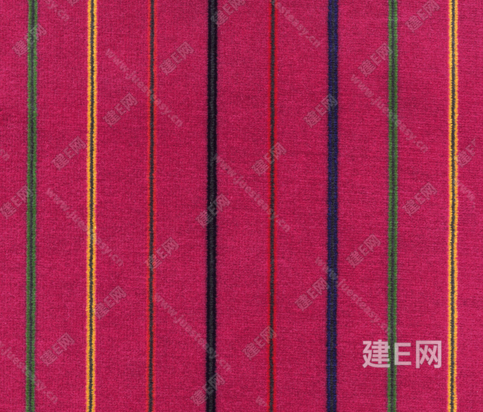 玫红色条纹绒布肌理布料3d贴图下载[ID:115168224]_建E室内设计网
