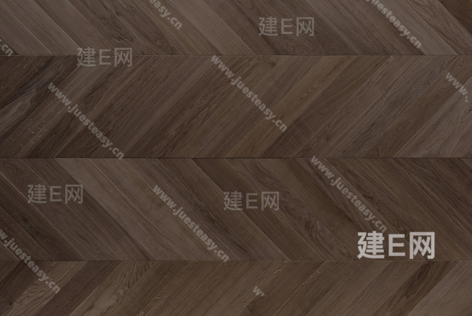 棕色木纹鱼骨拼木地板3d贴图下载[ID:112481180]_建E室内设计网