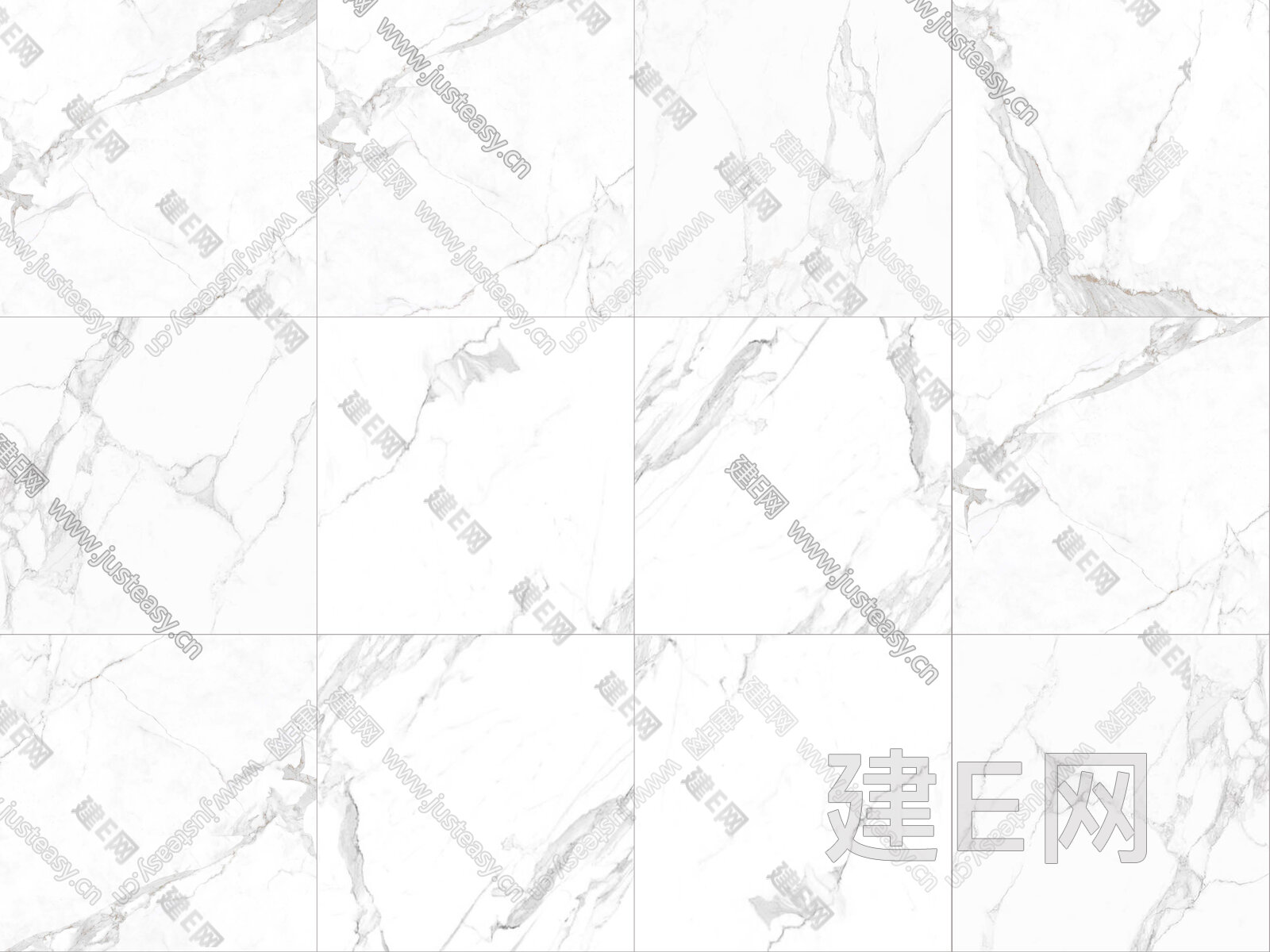 爵士白大理石瓷砖3d贴图下载[ID:106844809]_建E室内设计网