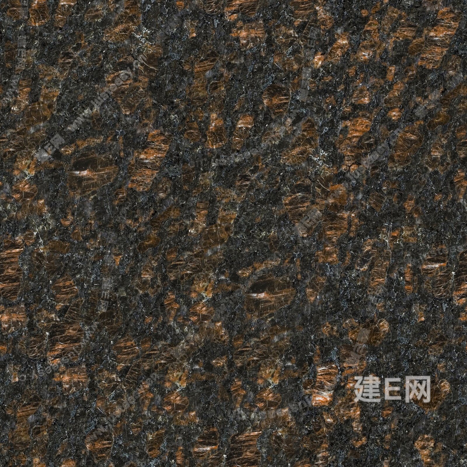 无缝棕黑色花岗岩石材水磨石麻石砂岩3d贴图下载[ID:109269591]_建e贴图