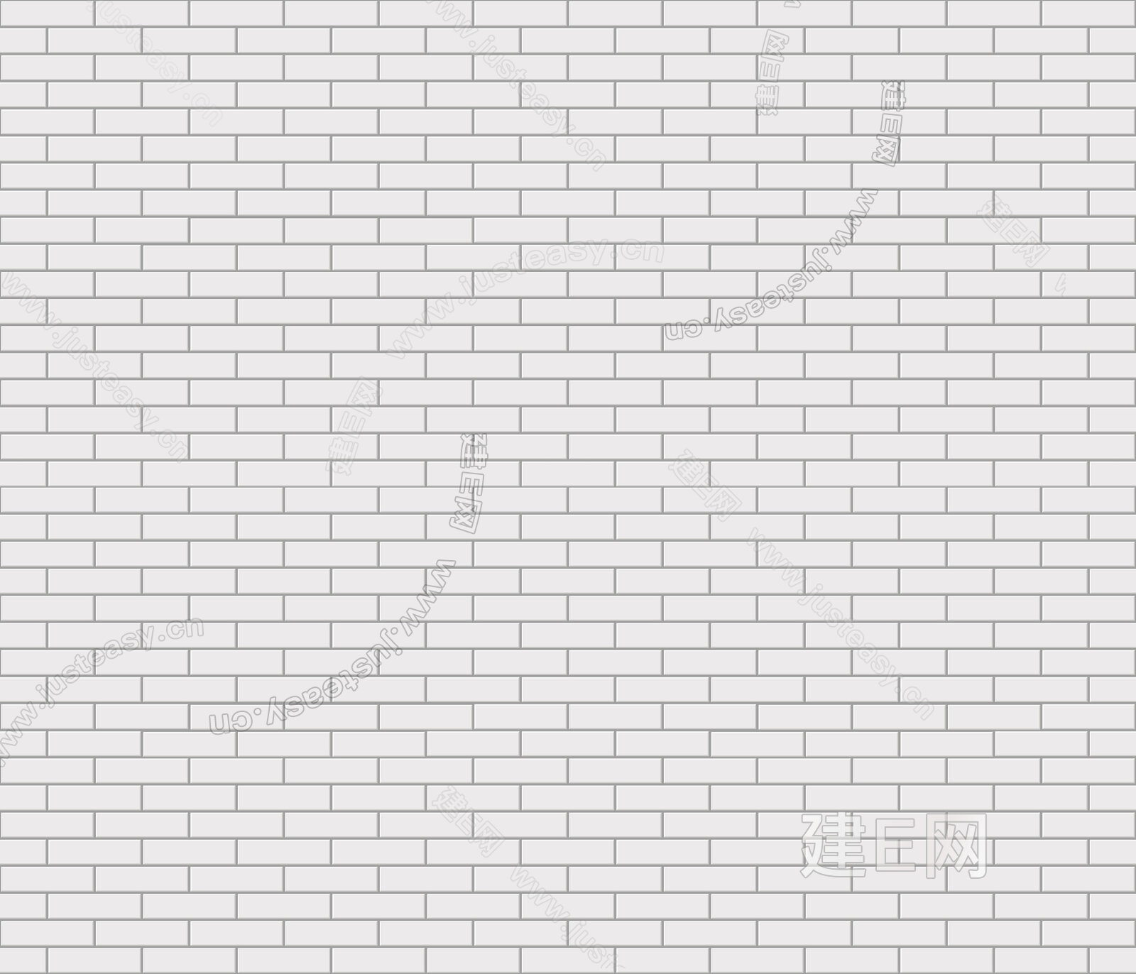 白色外墙砖3d贴图下载[ID:113595875]_建E室内设计网