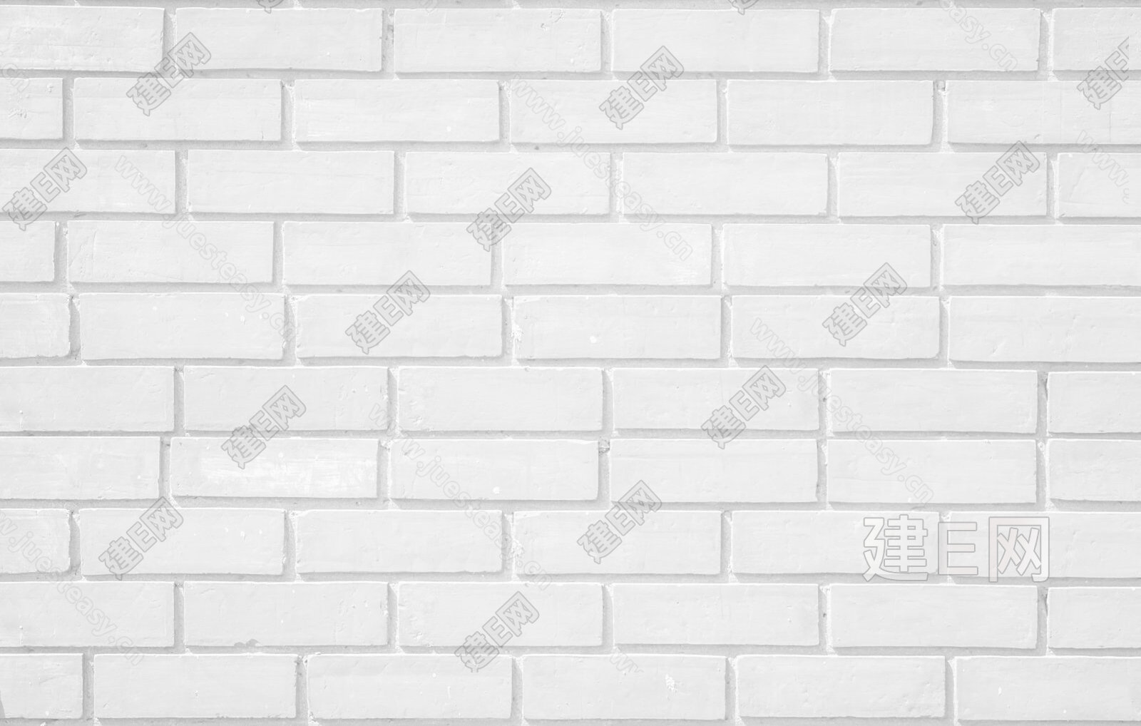 白色外墙砖3d贴图下载[ID:110318302]_建E室内设计网