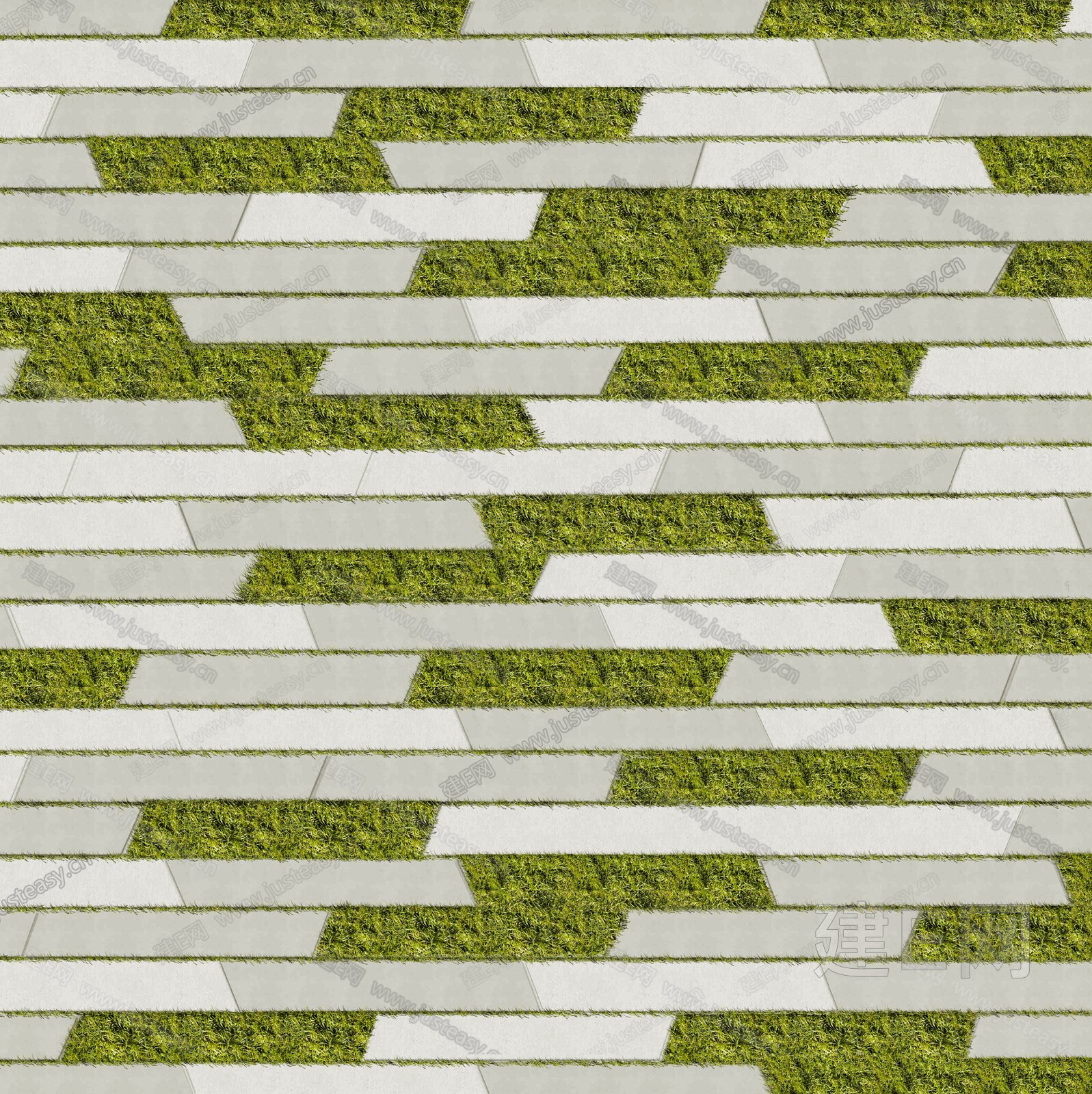 草坪砖绿化砖广场八字水泥砖停车场园林护坡植草透水砖草皮砖-阿里巴巴