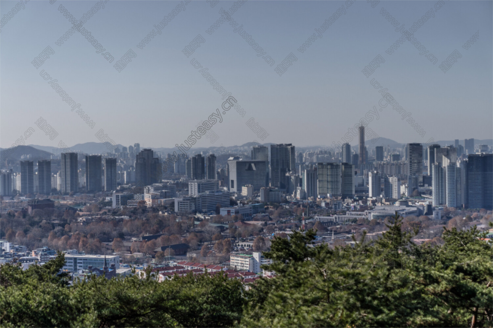 高清都市城市外景3d贴图下载[ID:103634227]_建E室内设计网
