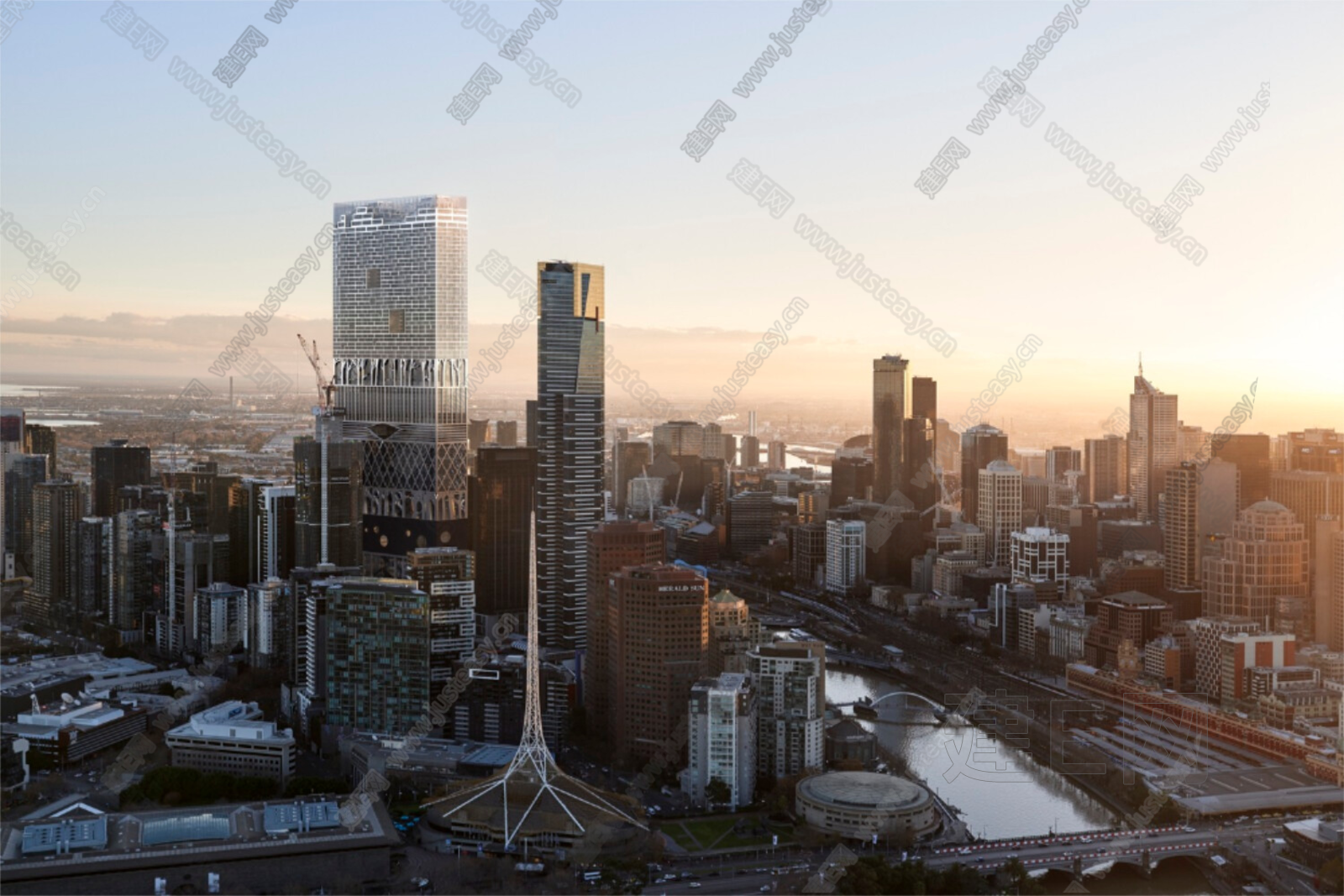 高清都市城市外景无缝贴图3d贴图下载[ID:103634195]_建E室内设计网