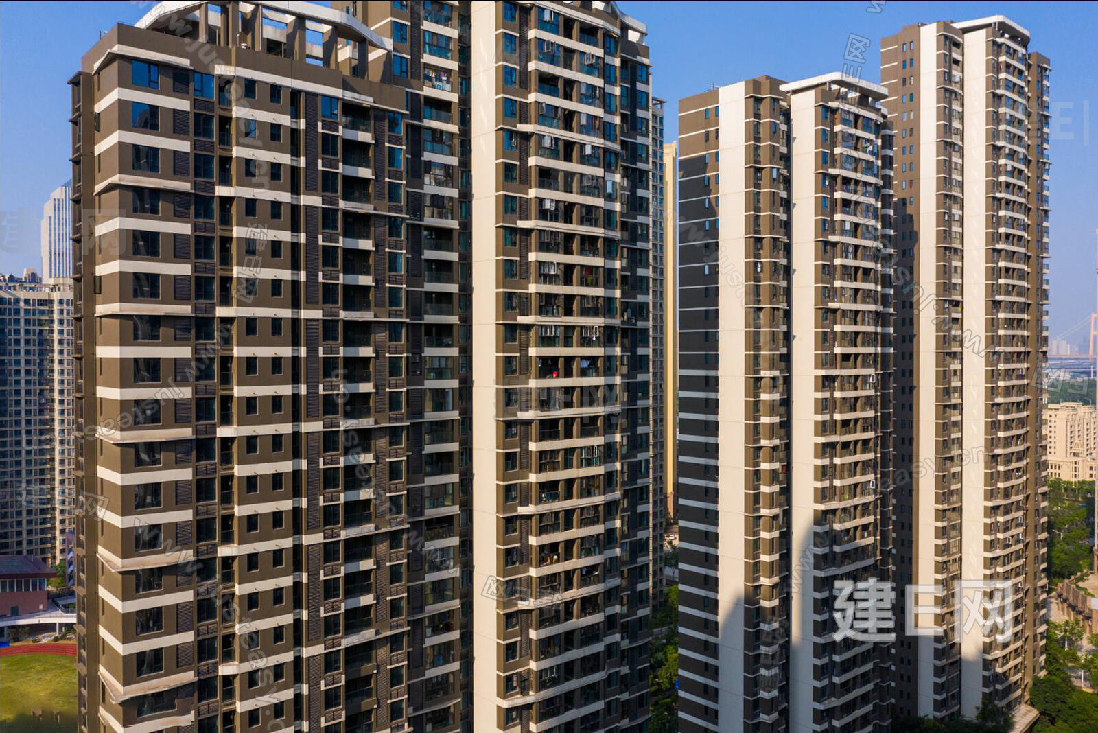 小区楼盘外景3d贴图下载[ID:104682920]_建e贴图