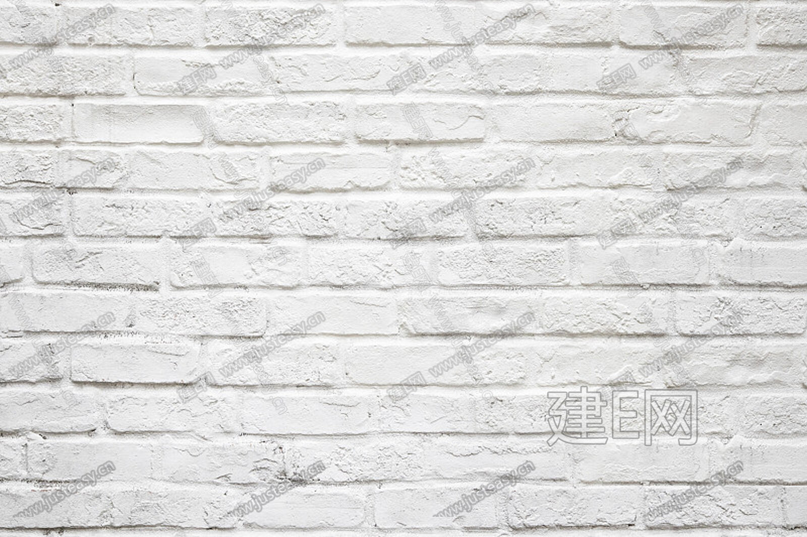 白色外墙砖3d贴图下载[ID:110318271]_建E室内设计网