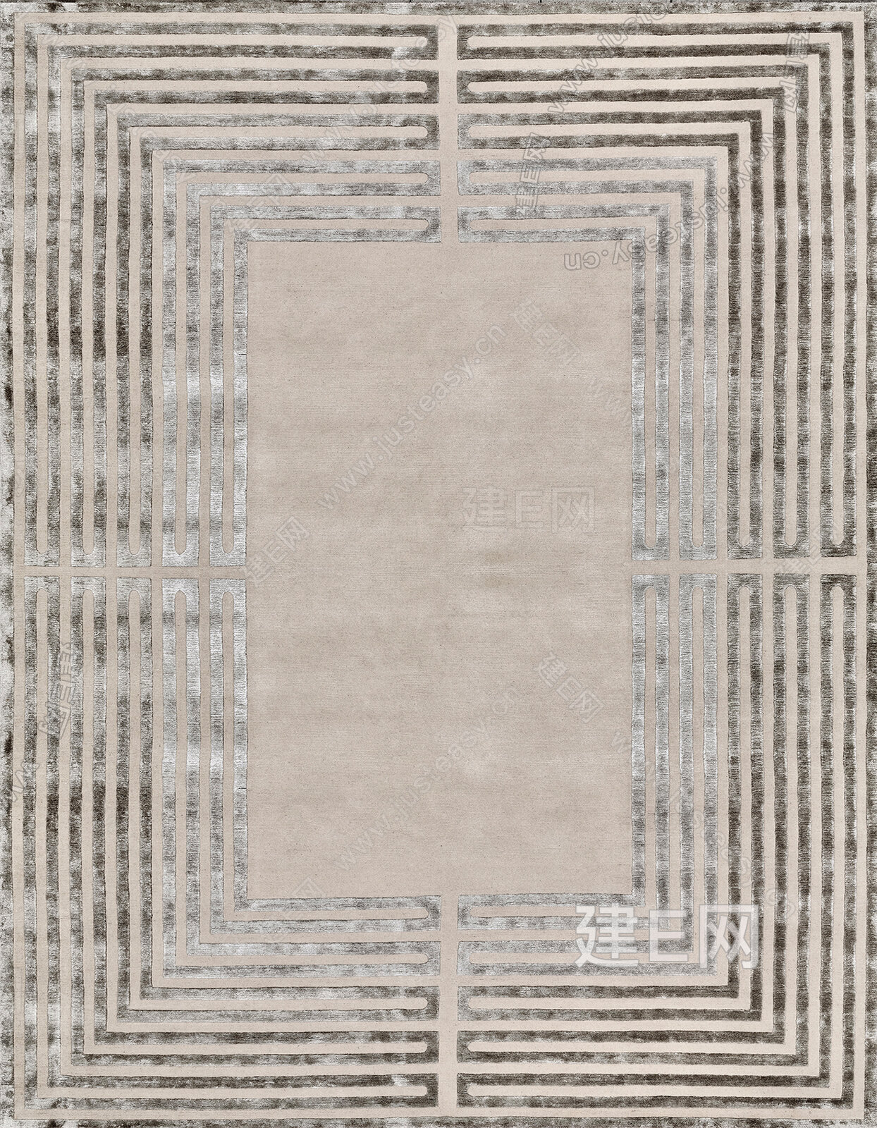 新中式地毯3d贴图下载[ID:101467818]_建E室内设计网