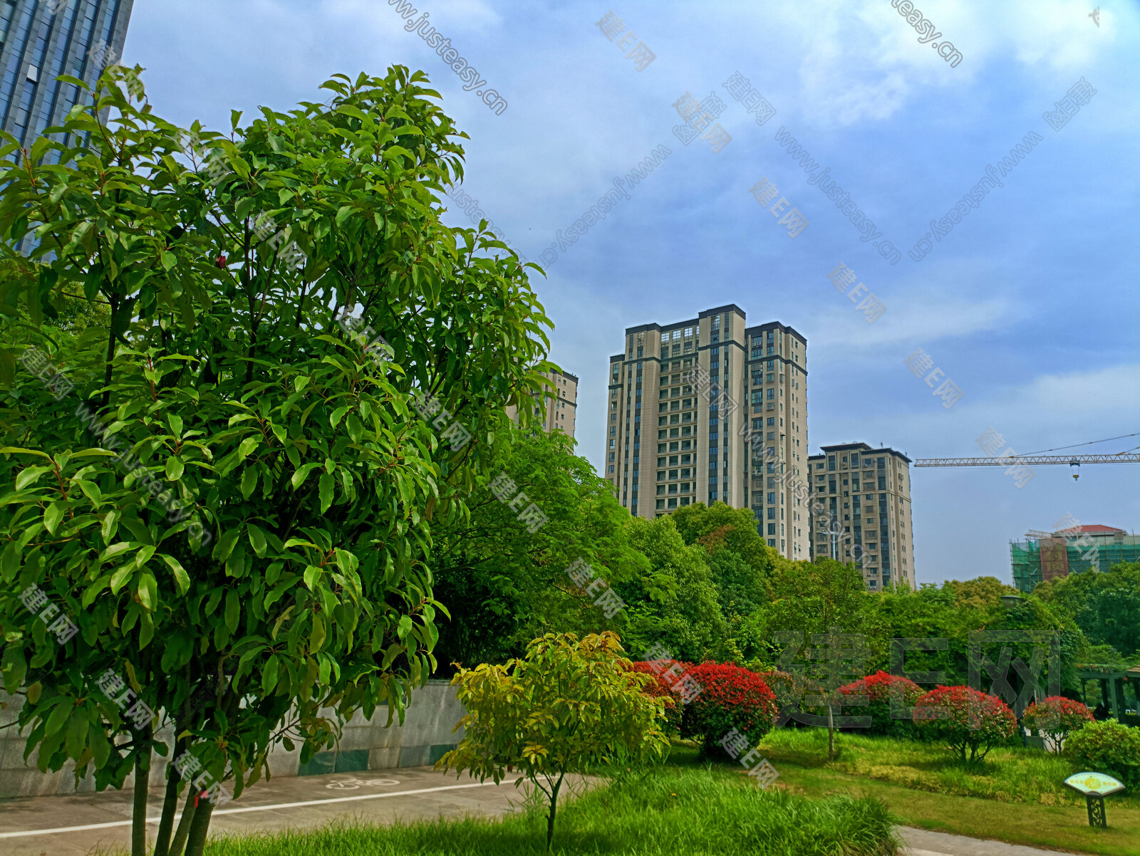 住宅小区外景3d贴图下载[ID:107697335]_建e贴图