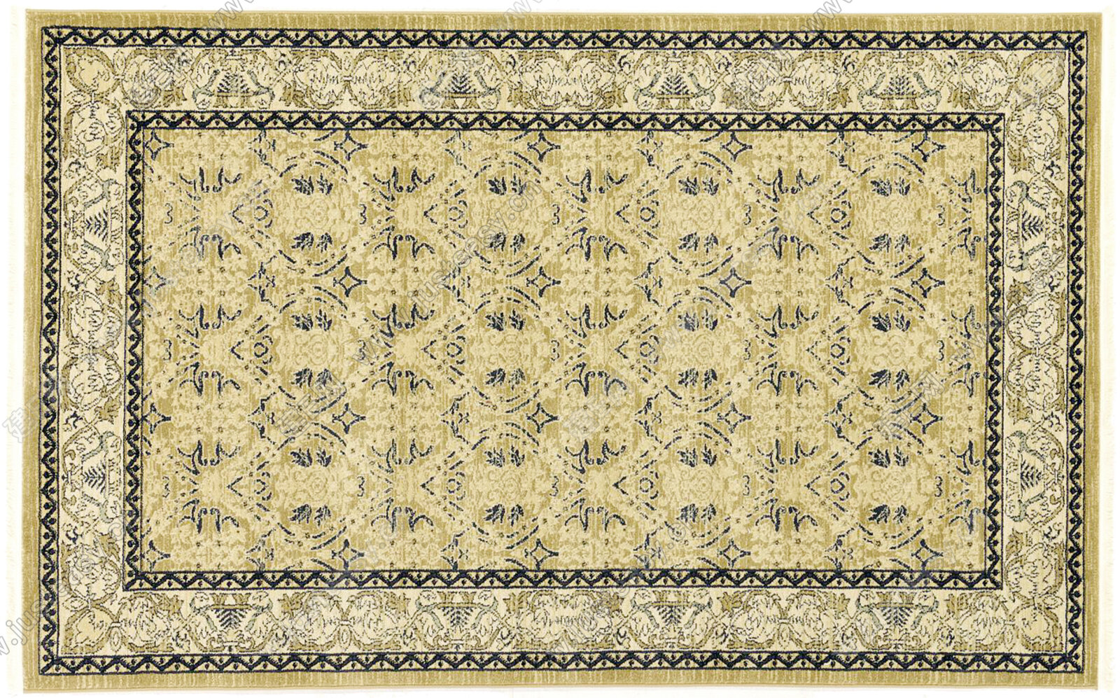 一件代发 北欧现代简约地毯 客厅茶几毯家用卧室床边满铺地毯地垫-阿里巴巴