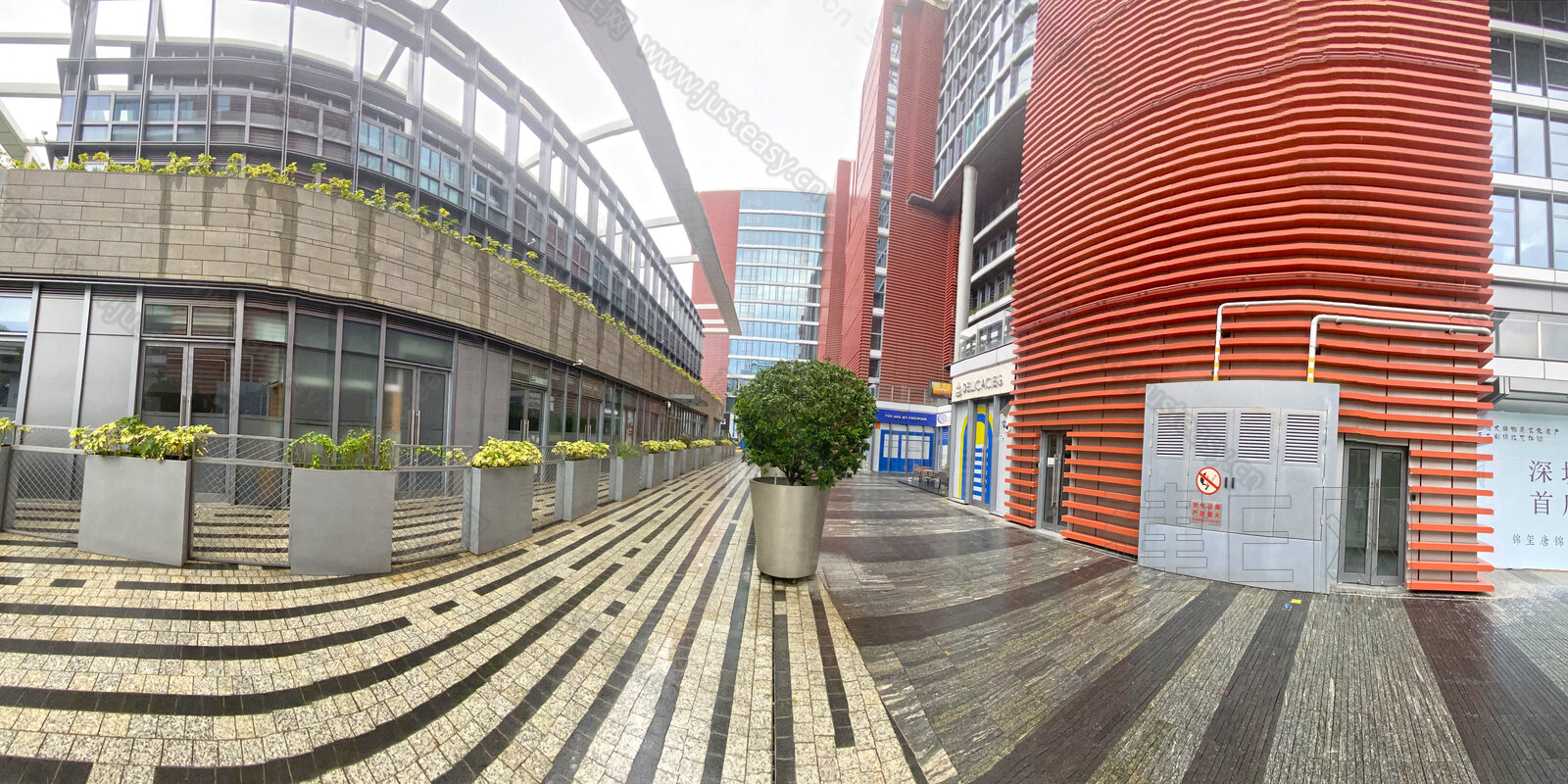 城市街道建筑外景日景HDR3d贴图下载[ID:103699615]_建e贴图