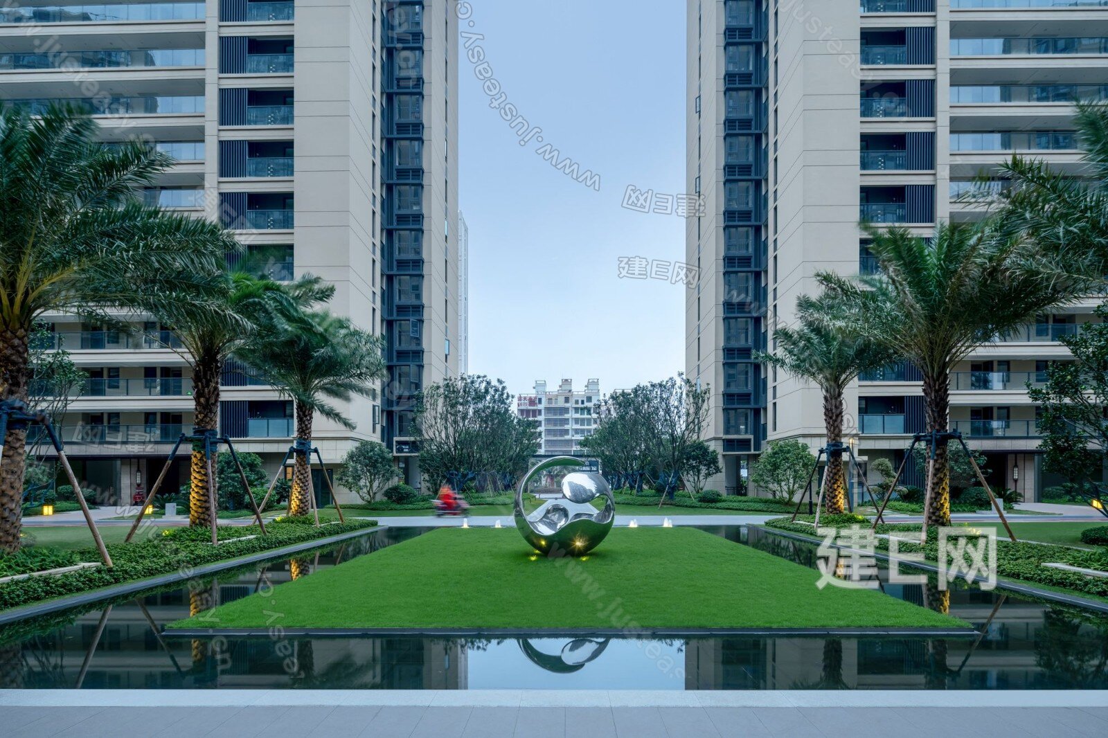 小区外景3d贴图下载[ID:104223828]_建E室内设计网