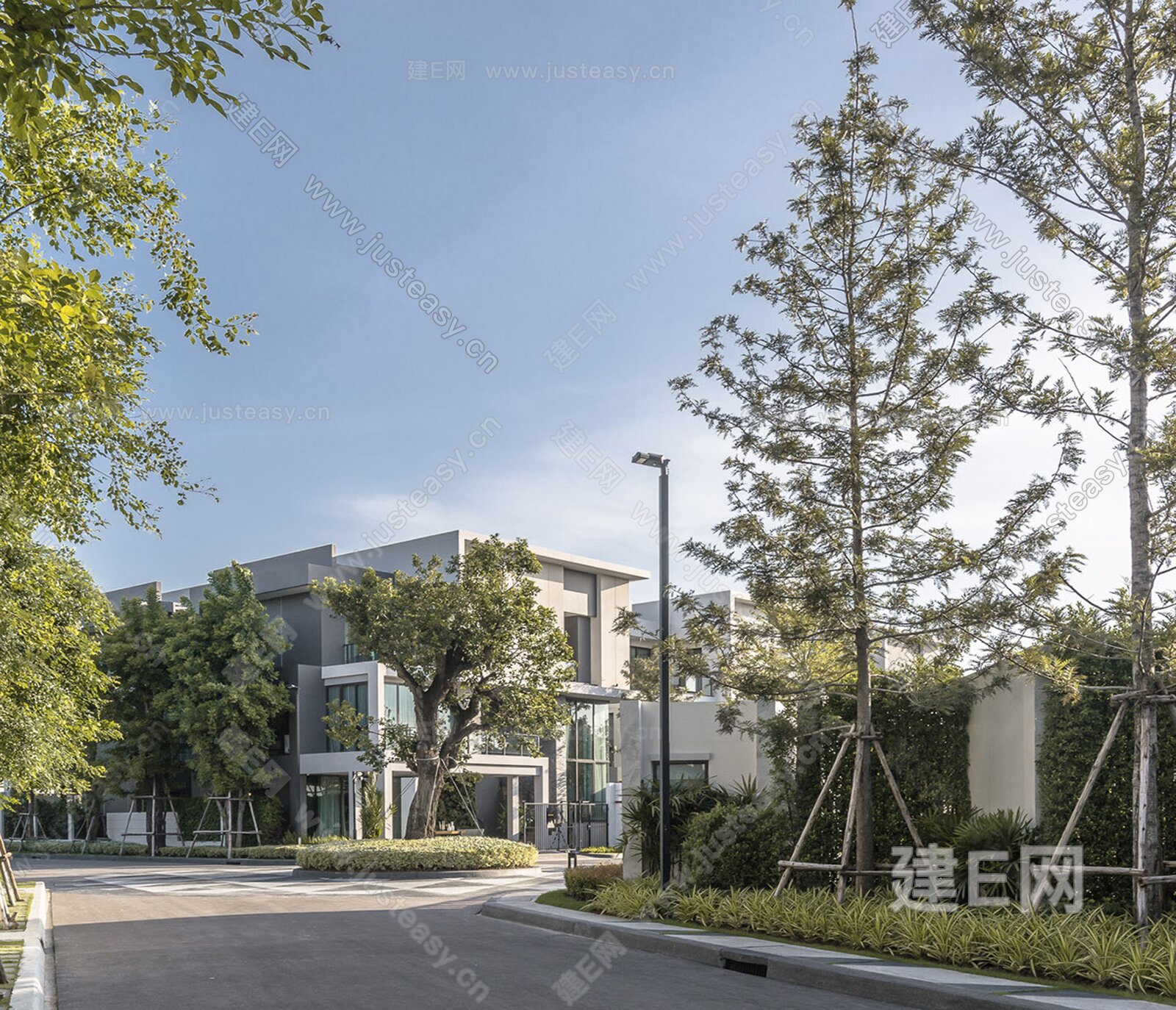 小区外景3d贴图下载[ID:104682647]_建e贴图
