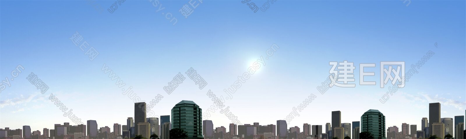 精品晴天高清城市外景贴图无缝3d贴图下载[ID:108746662]_建e贴图
