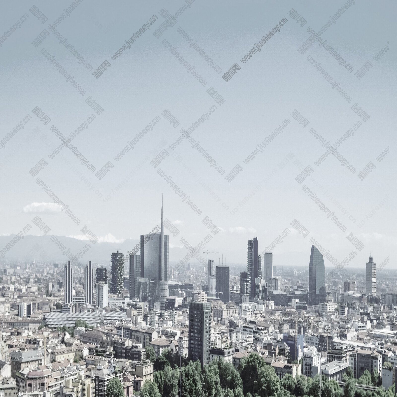 精品晴天高清城市外景贴图3d贴图下载[ID:108746742]_建e贴图