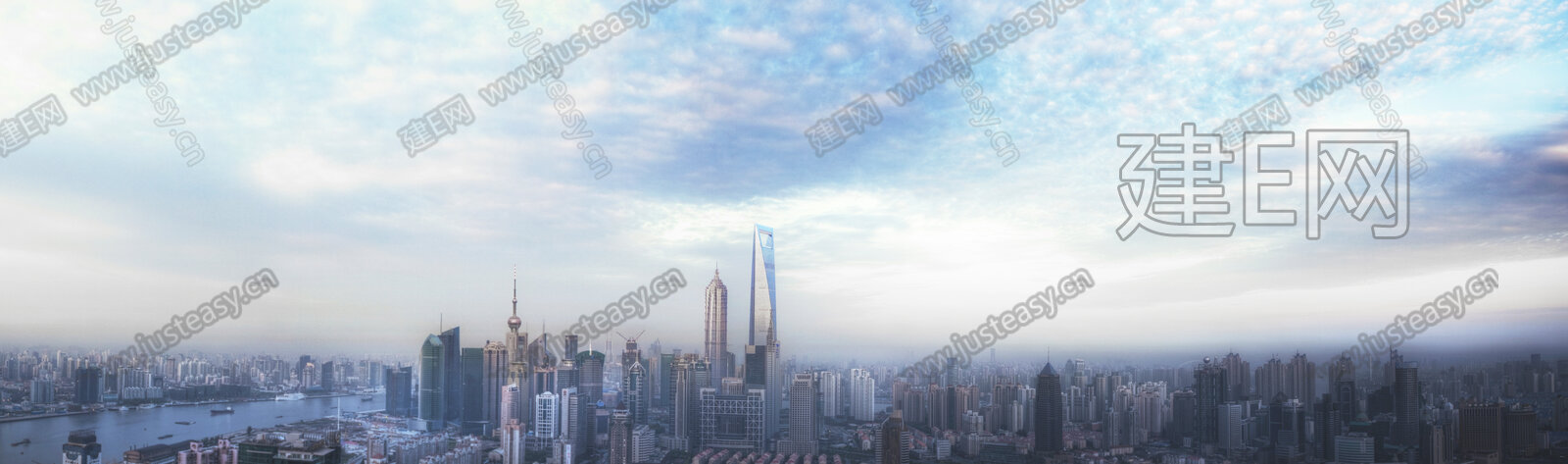 外景城市天空3d贴图下载[ID:114382711]_建e贴图