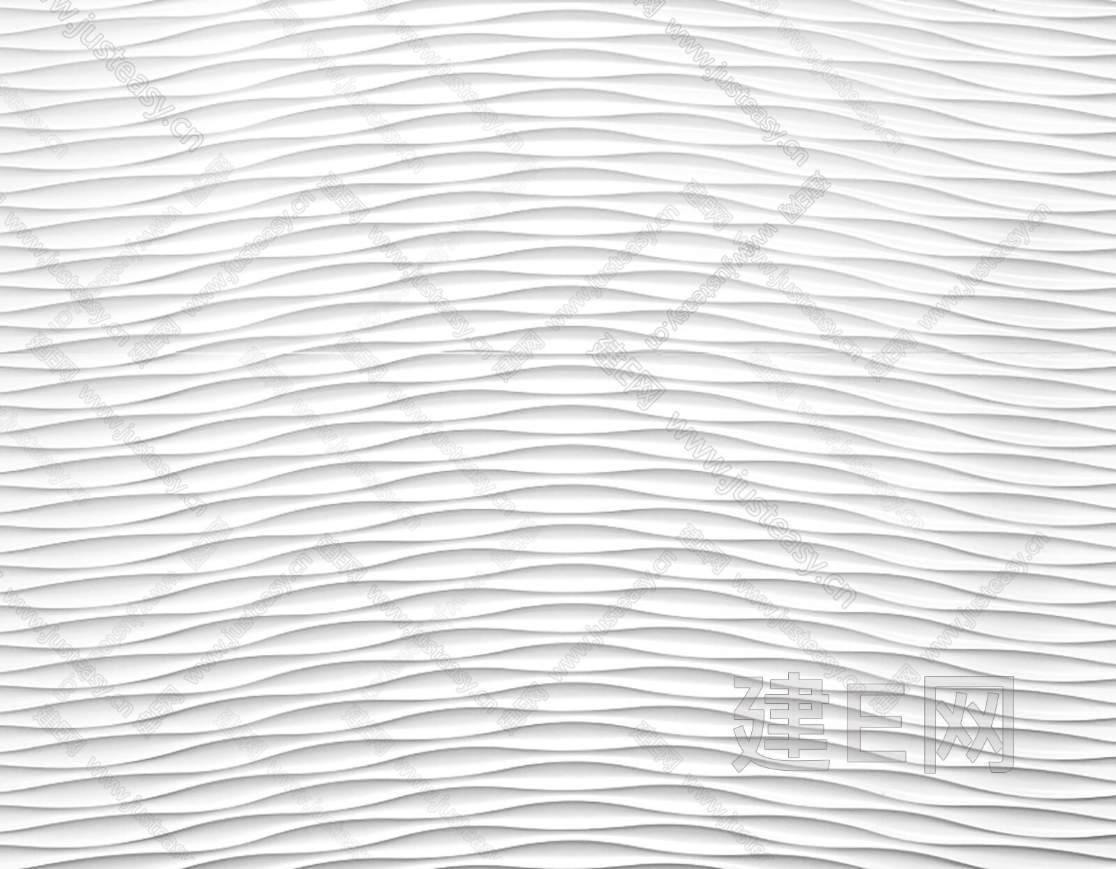 现代简约白色肌理漆3d贴图下载[ID:111368164]_建E室内设计网