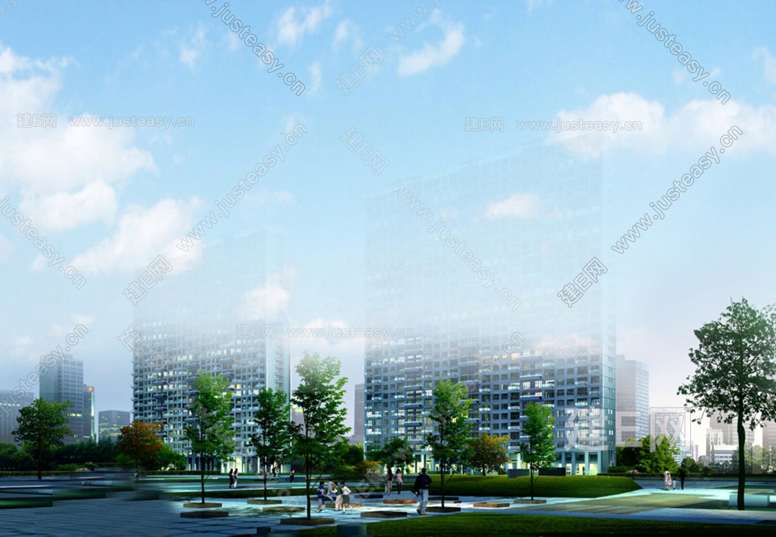 都市外景贴图3d贴图下载[ID:107370082]_建e贴图