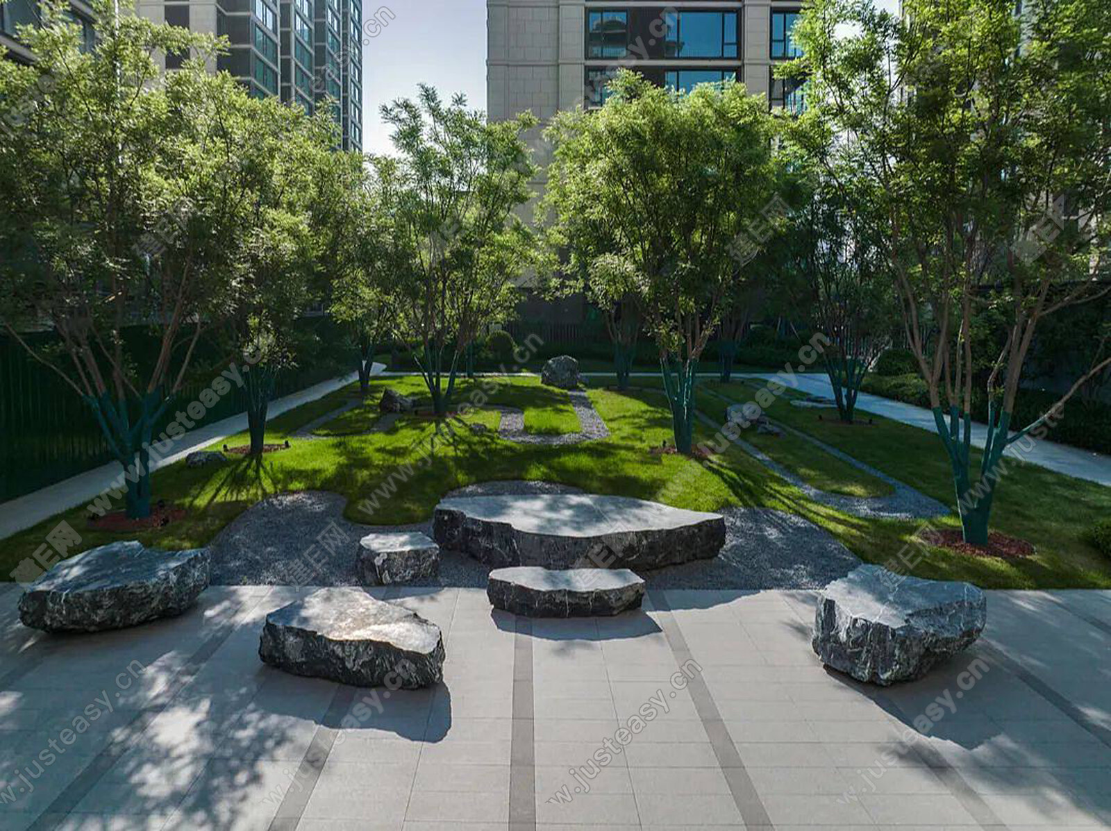 小区外景3d贴图下载[ID:101144290]_建e贴图