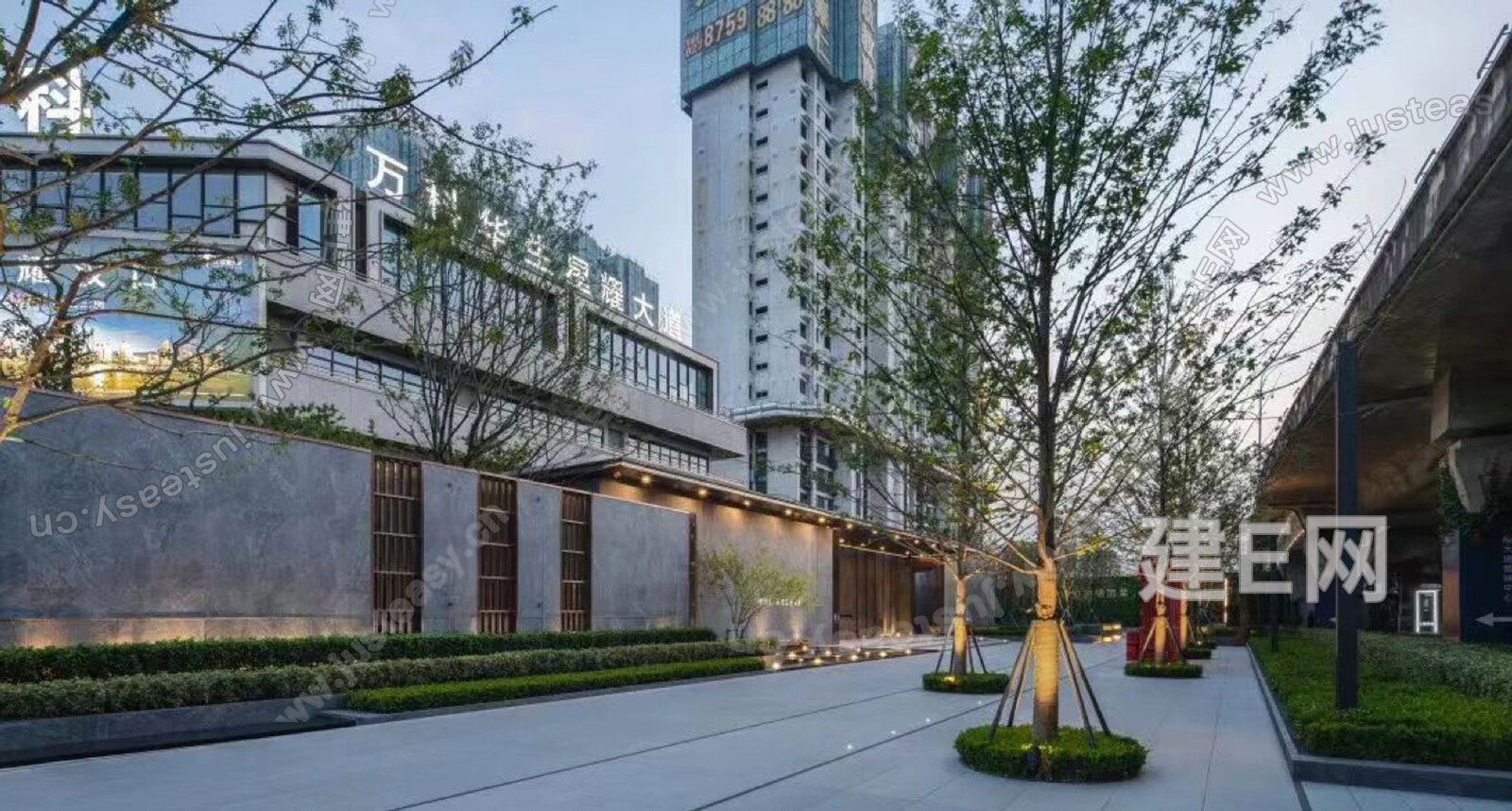 小区外景3d贴图下载[ID:114906667]_建e贴图