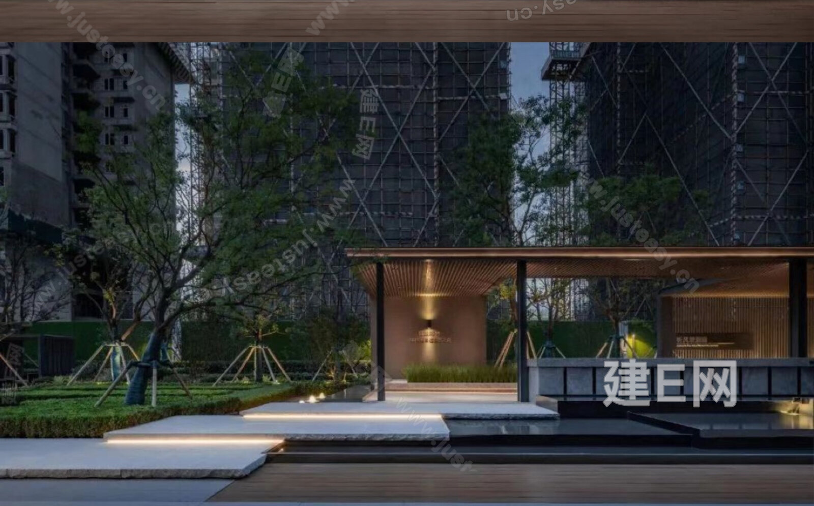 小区外景3d贴图下载[ID:114906635]_建e贴图