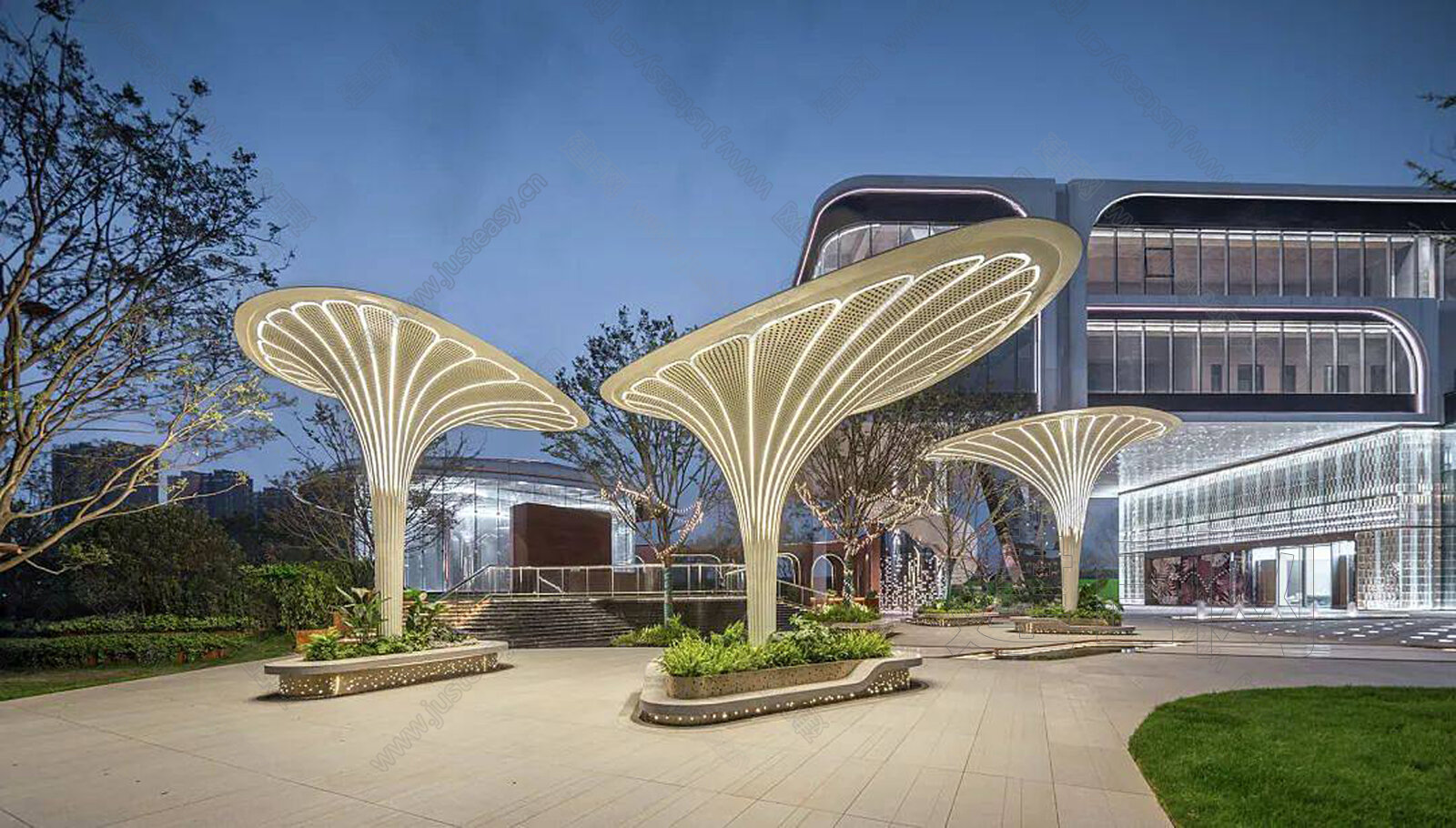 小区外景3d贴图下载[ID:114906733]_建E室内设计网