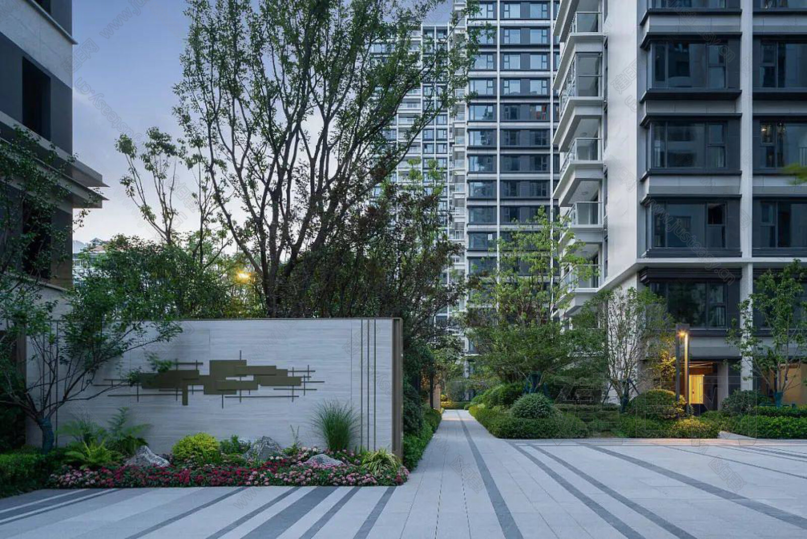 小区外景3d贴图下载[ID:114906671]_建e贴图