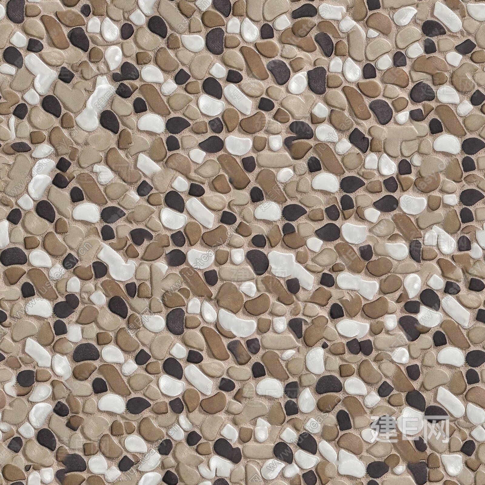鹅卵石墙面-工程案例-南京绿磊装饰材料有限公司