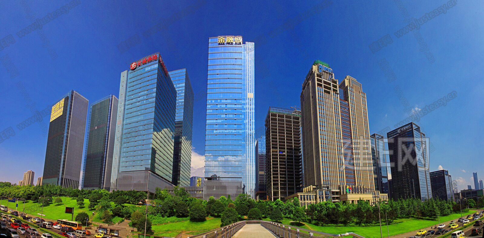 白天城市外景3d贴图下载[ID:106191099]_建e贴图