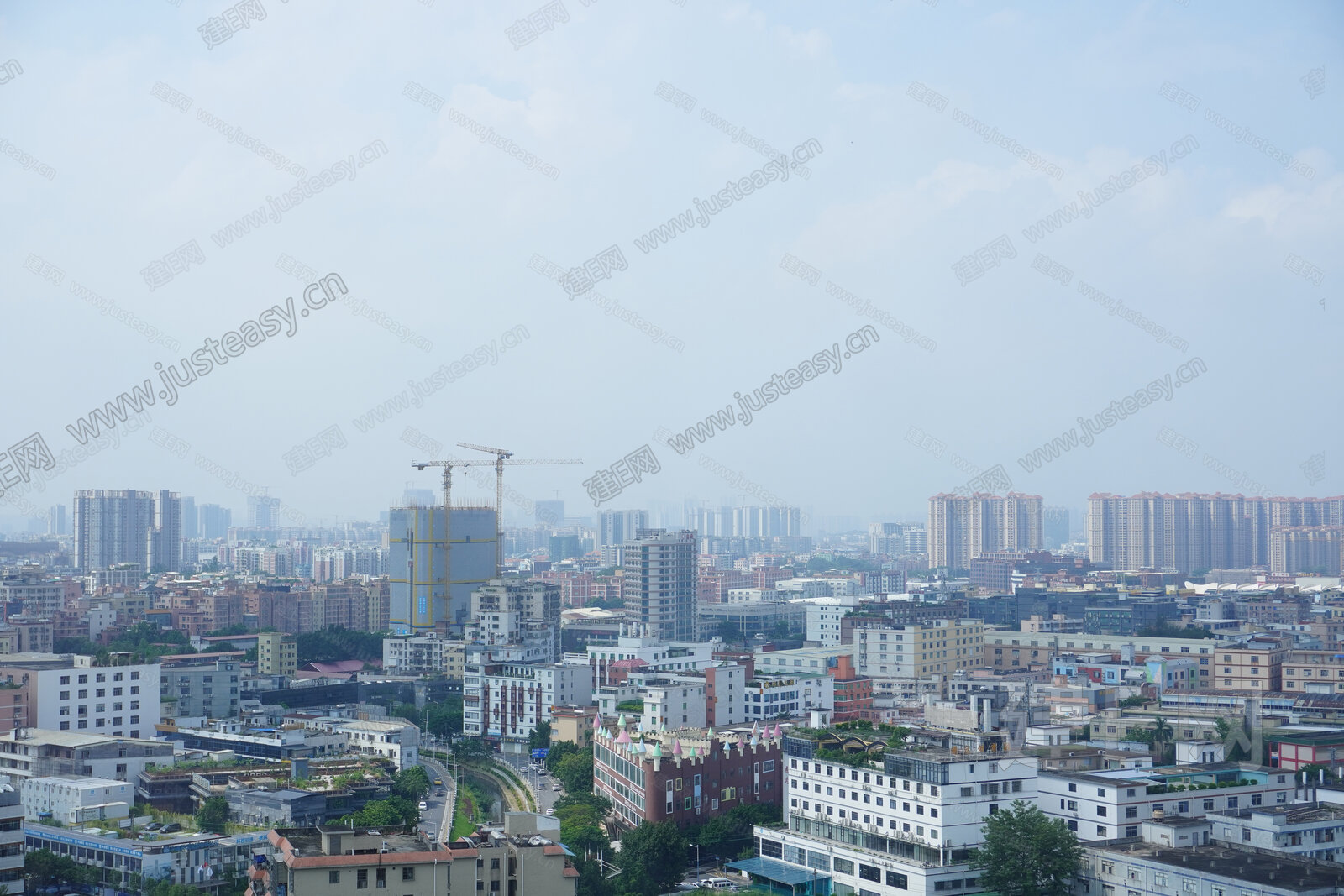 白天城市外景3d贴图下载[ID:115103826]_建e贴图