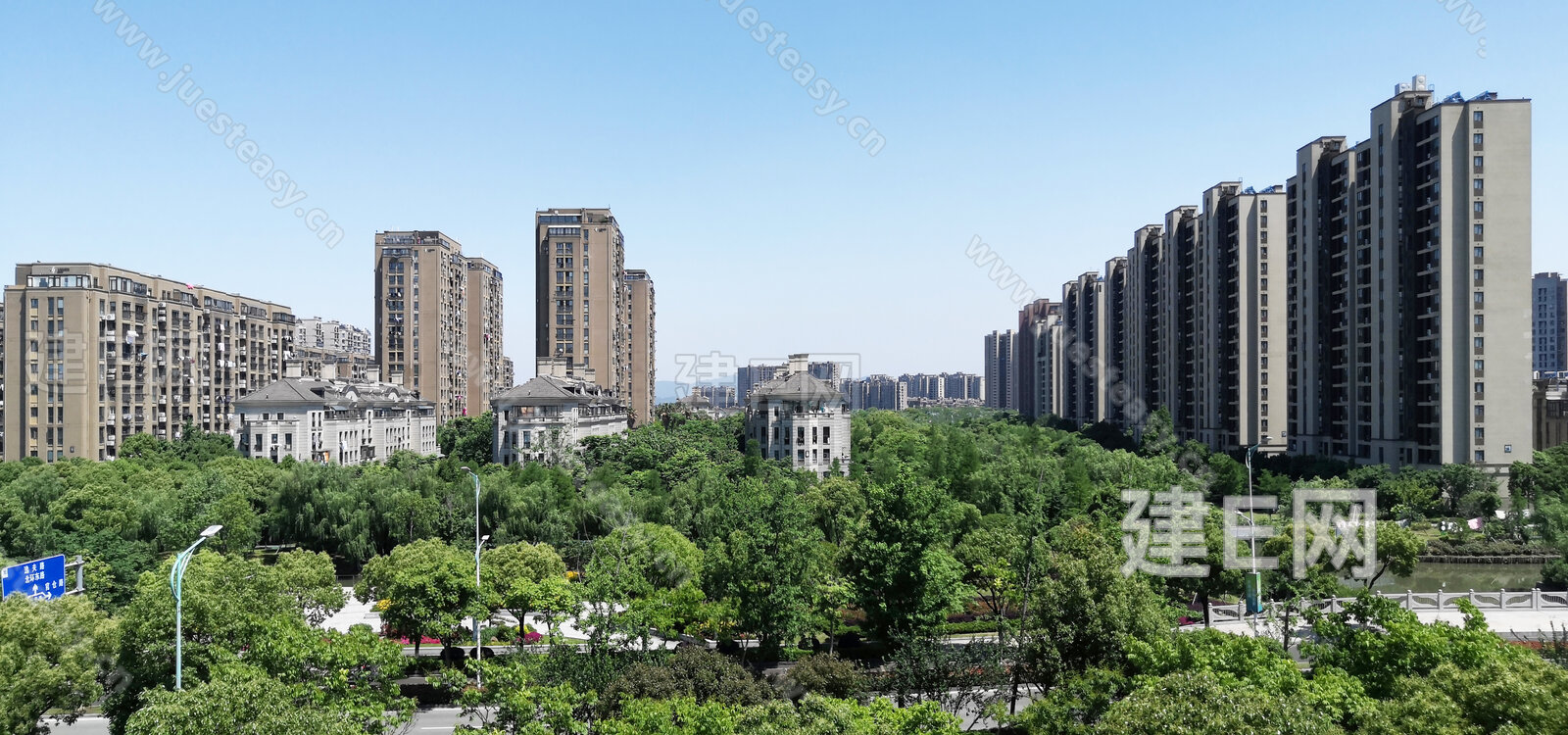 白天城市外景3d贴图下载[ID:115038456]_建e贴图