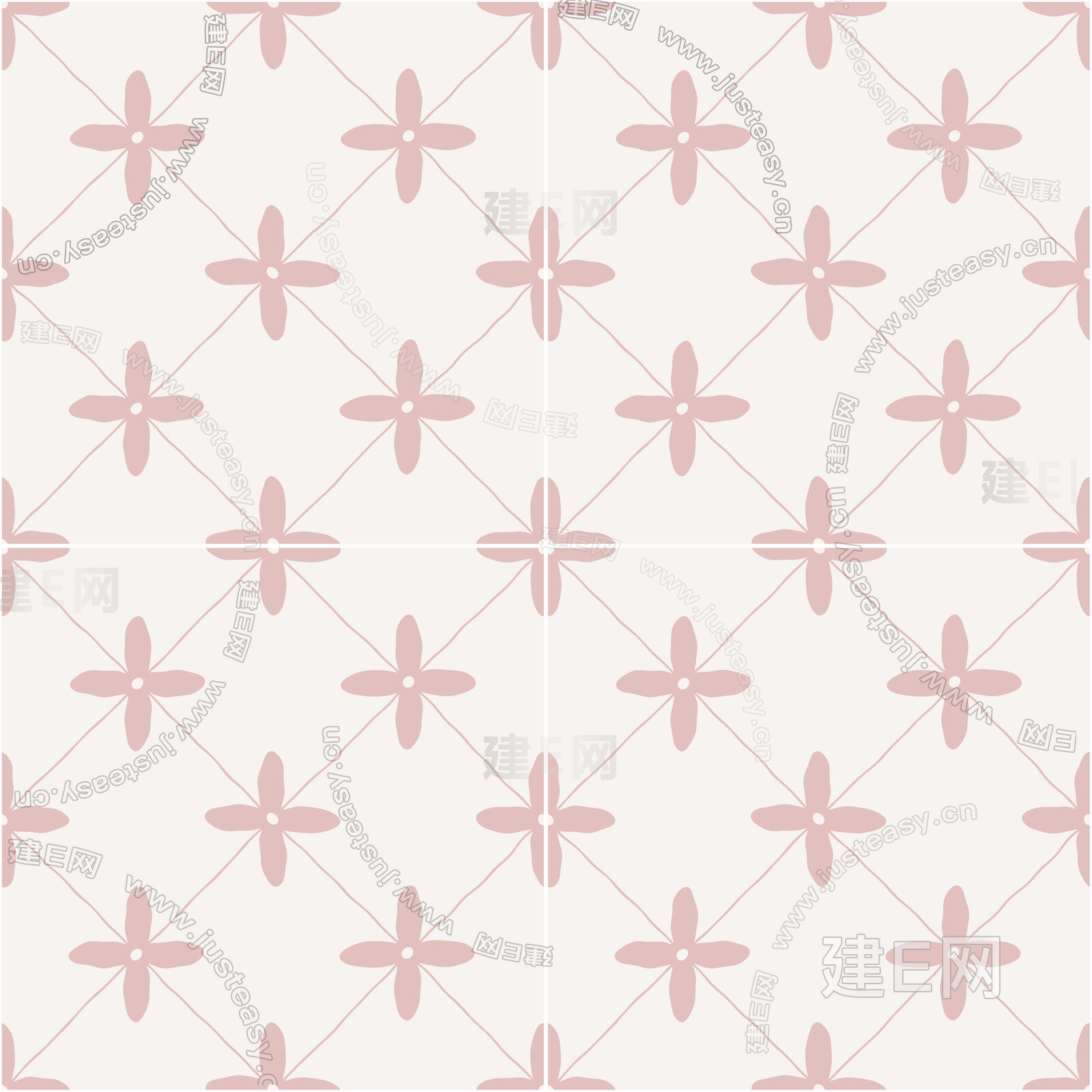 粉色瓷砖拼接3d贴图下载[ID:103434894]_建E室内设计网