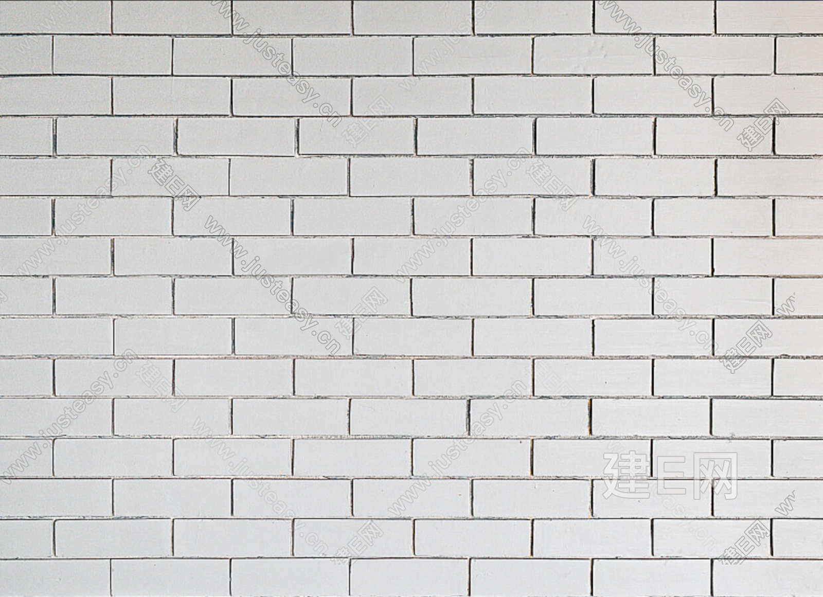 白色外墙砖3d贴图下载[ID:114447758]_建E室内设计网