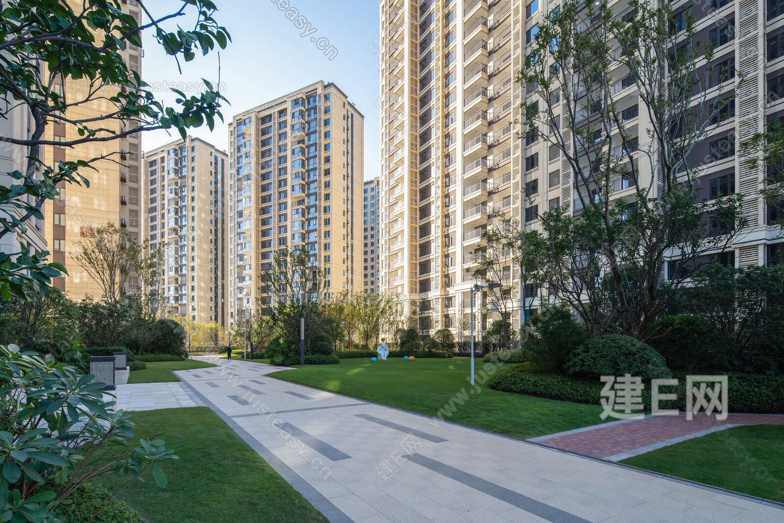 白天小区外景3d贴图下载[ID:115825508]_建e贴图
