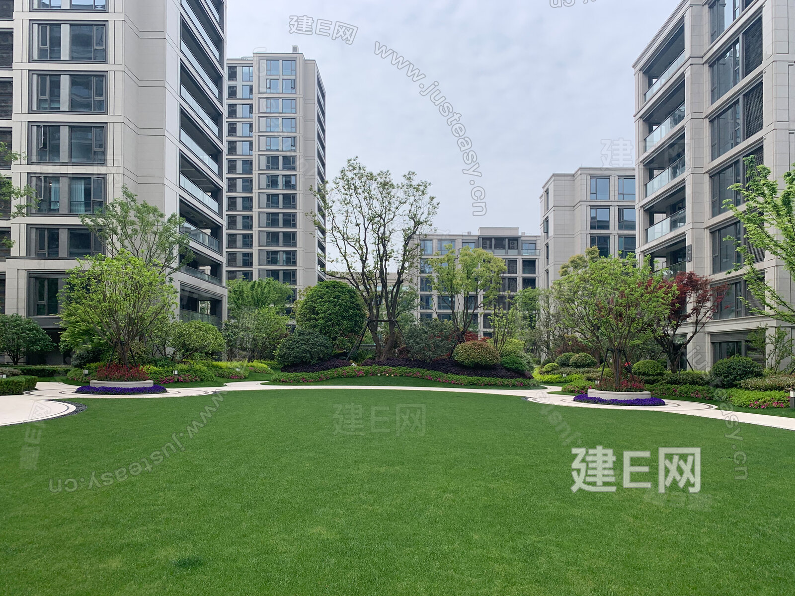 白天小区外景3d贴图下载[ID:116218720]_建e贴图