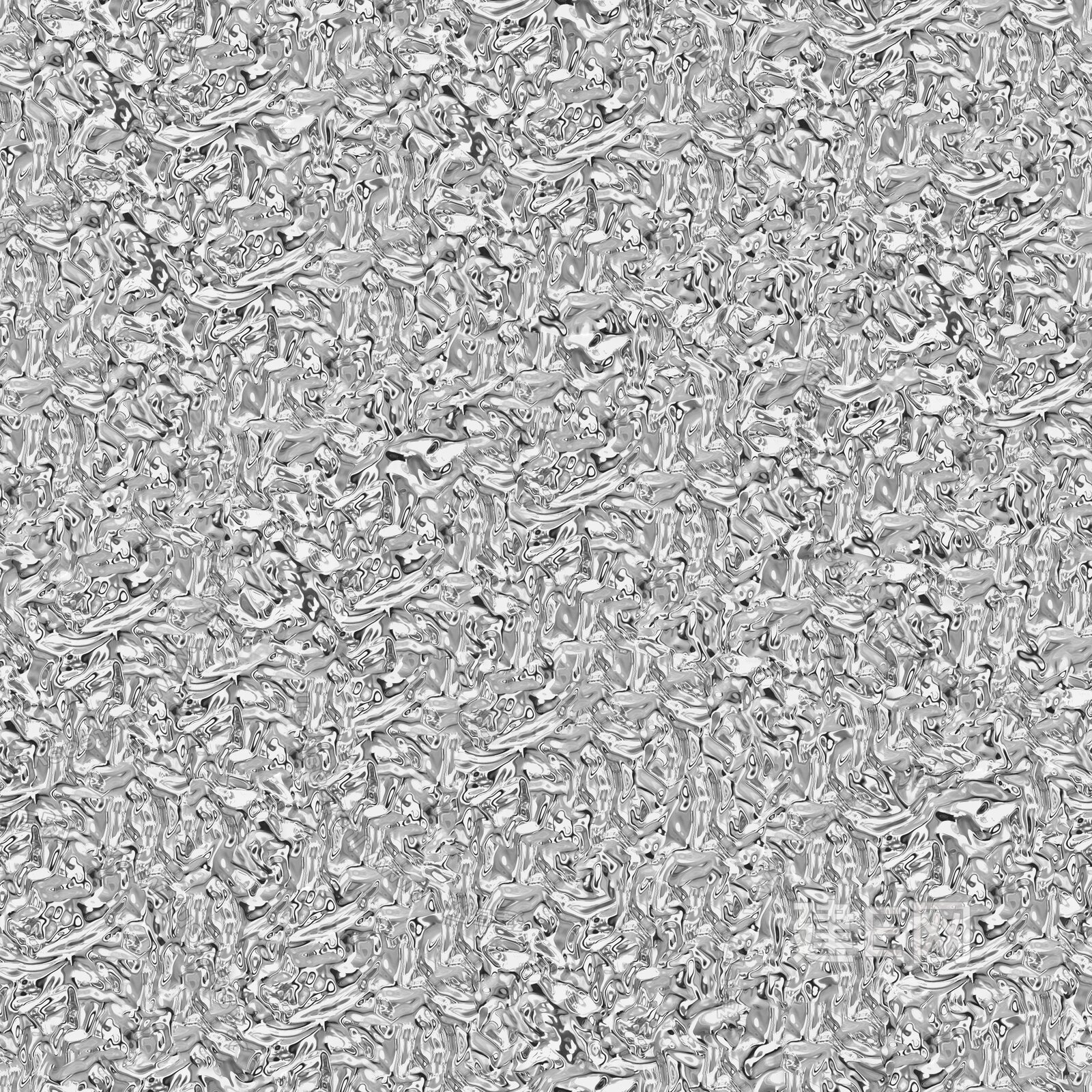 无缝银灰色水波纹金属不锈钢锤纹金属箔贴图3d贴图下载[ID:116743129]_建E室内设计网