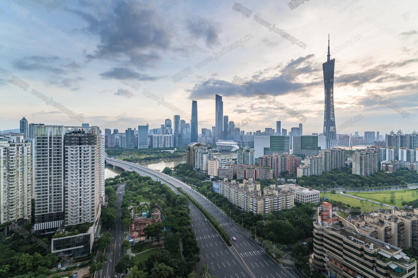 城市白天高楼外景3d贴图下载[ID:106125894]_建e贴图