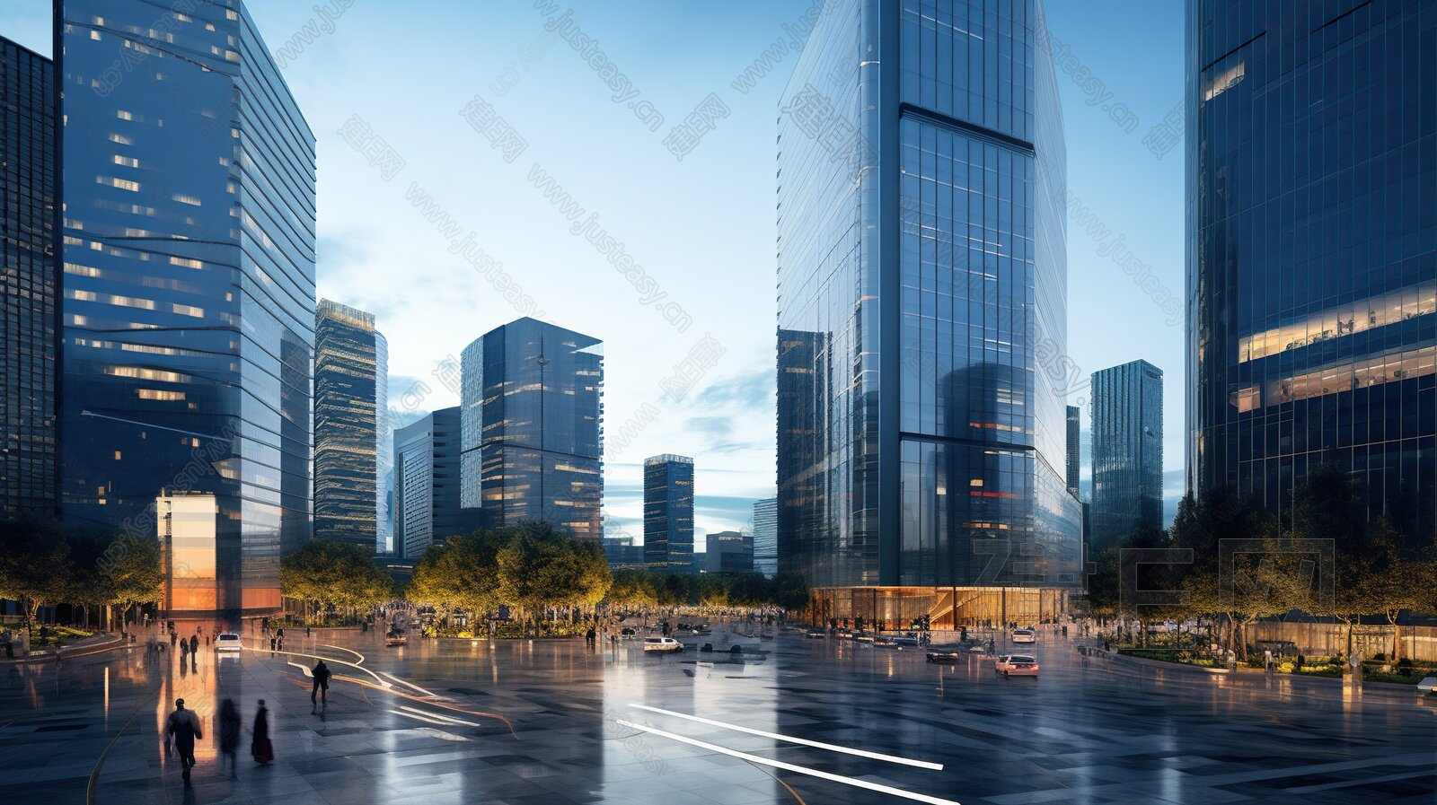 高楼城市外景3d贴图下载[ID:101734993]_建e贴图