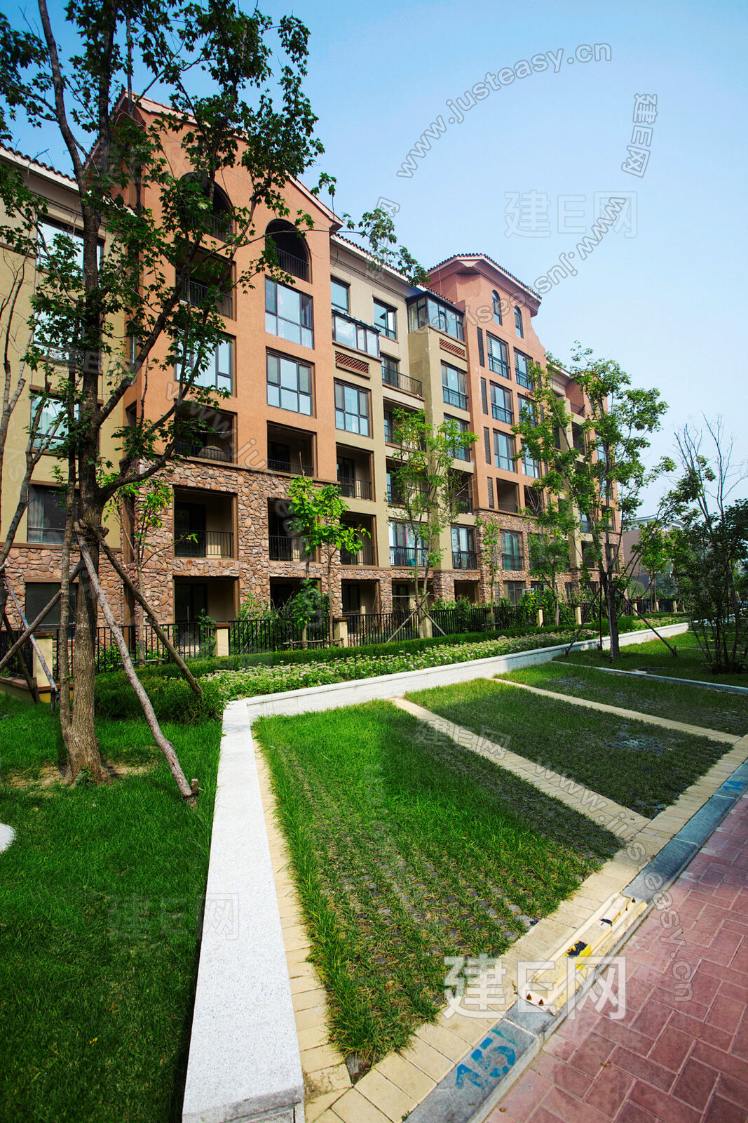 白天小区外景3d贴图下载[ID:102456627]_建e贴图