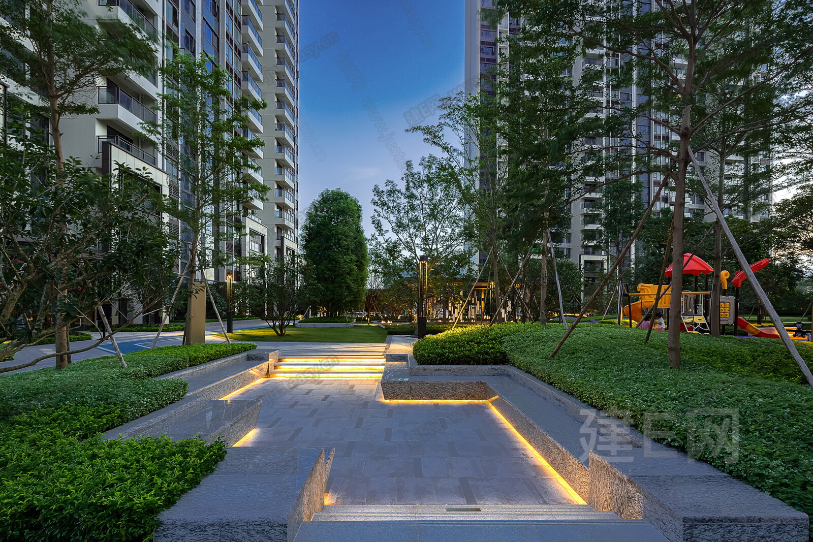 小区外景3d贴图下载[ID:103046528]_建E室内设计网